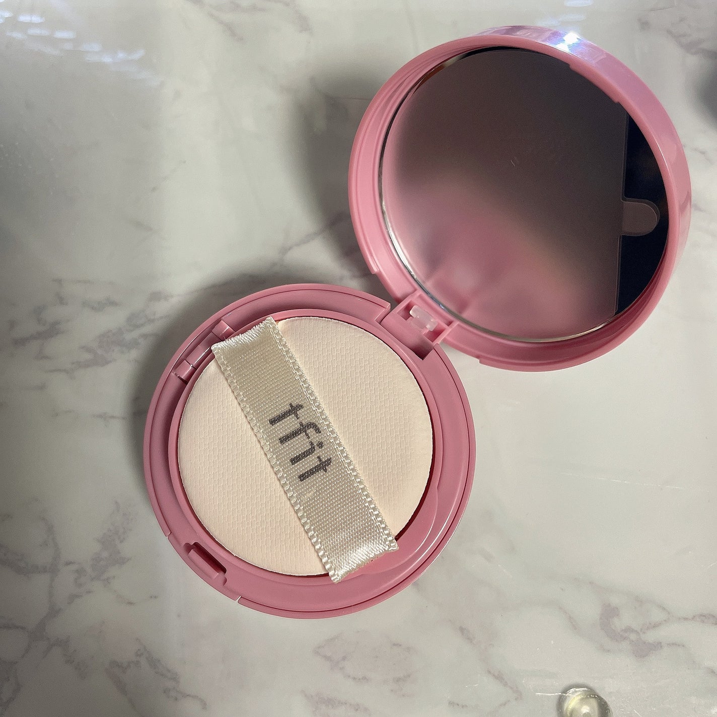 フラッフィーベルベットクッションチーク /TFIT/ジェル・クリームチークを使ったクチコミ(2枚目)