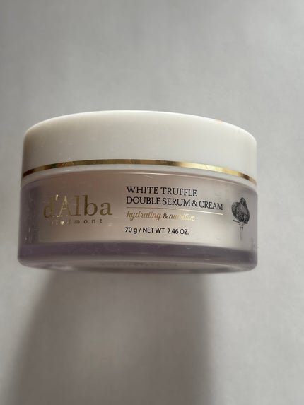ホワイトトリュフダブルセラムアンドクリーム/ダルバ/フェイスクリームを使ったクチコミ(1枚目)