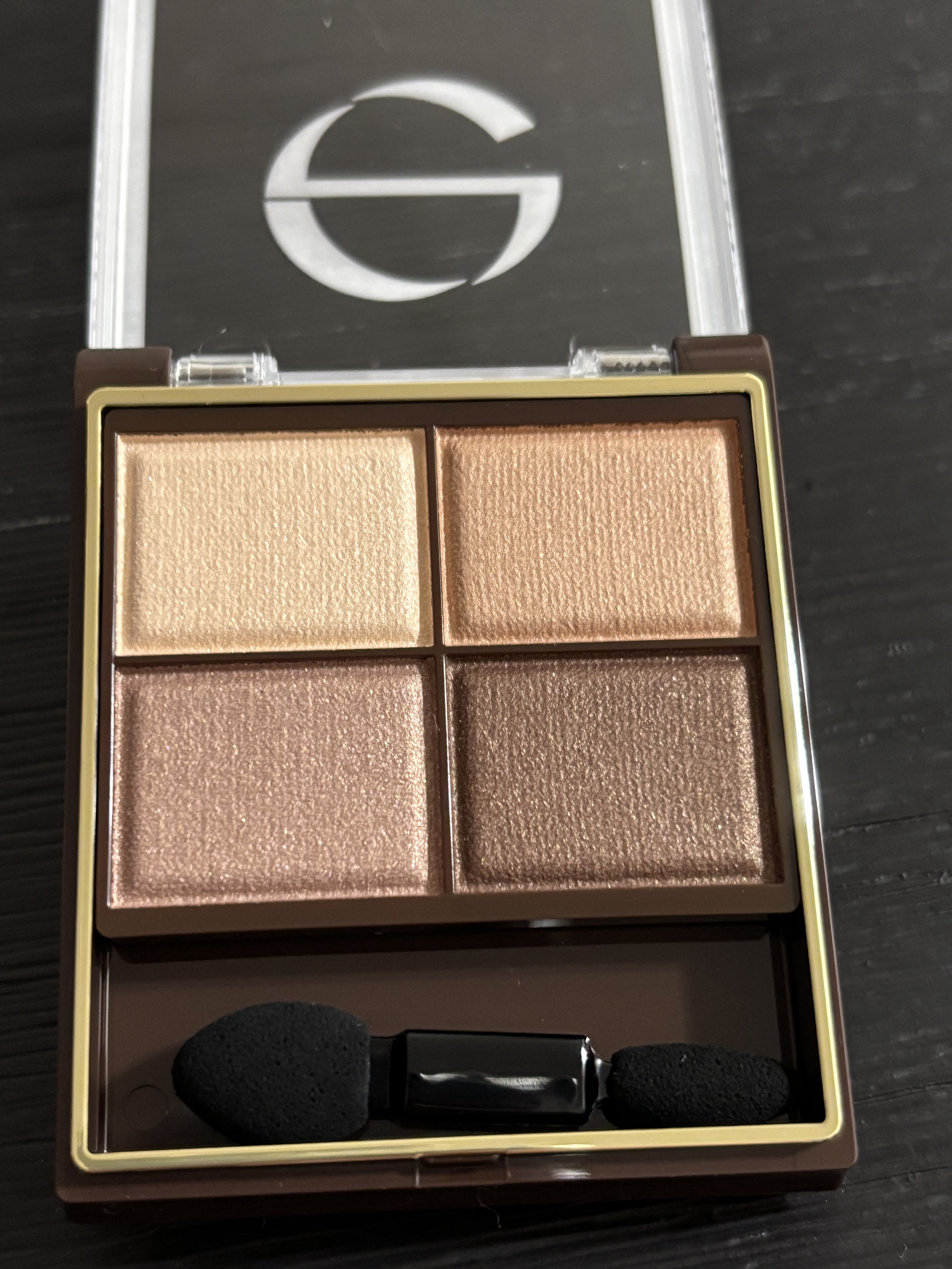 スキニーリッチシャドウ SR13 ヘーゼルブラウン(限定)/excel/アイシャドウパレットを使ったクチコミ（2枚目）
