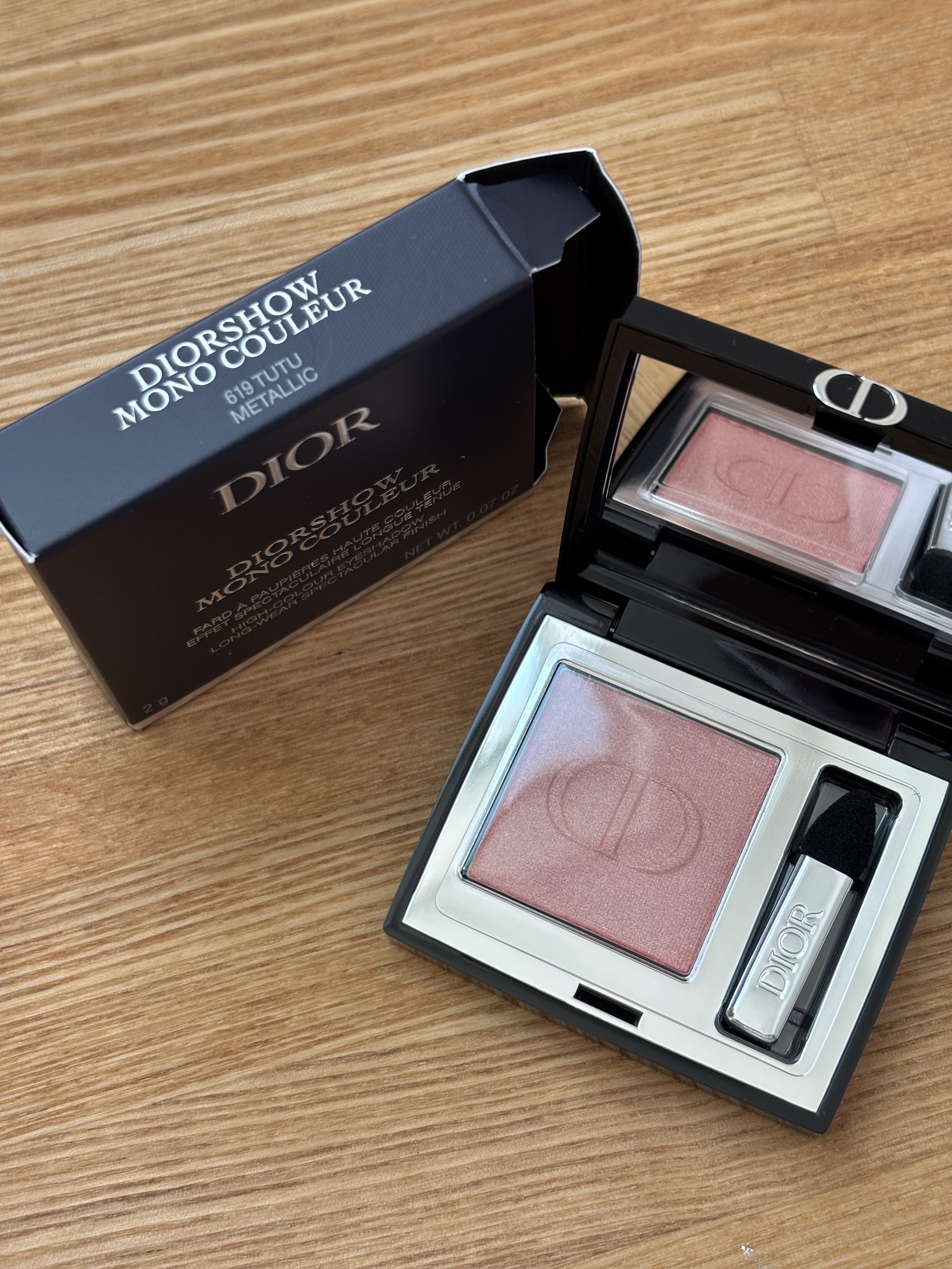 ディオールショウ モノ クルール 619 チュチュ/Dior/アイシャドウを使ったクチコミ（2枚目）