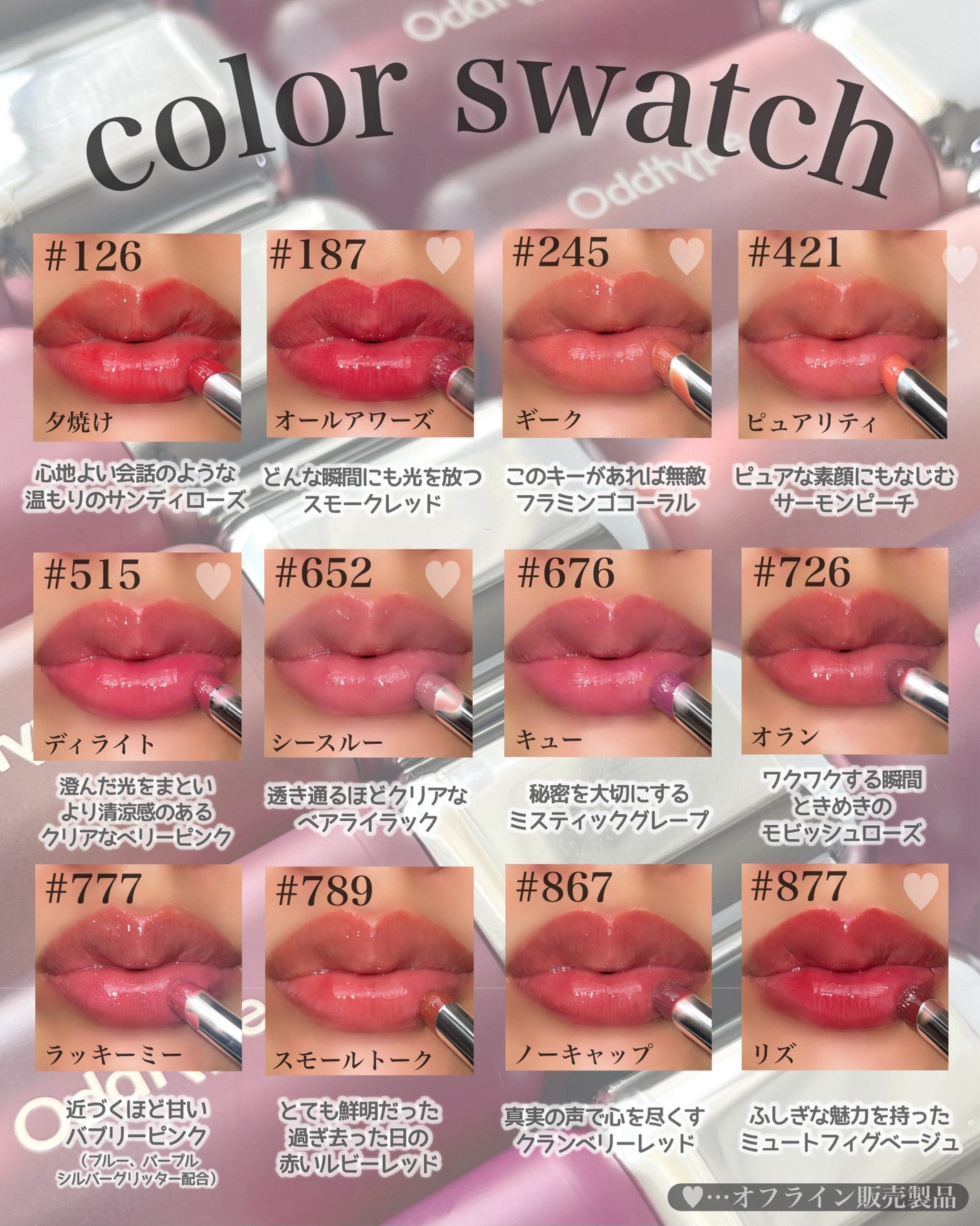 アンシーン バルーンティント/Oddtype/リップティントを使ったクチコミ(2枚目)