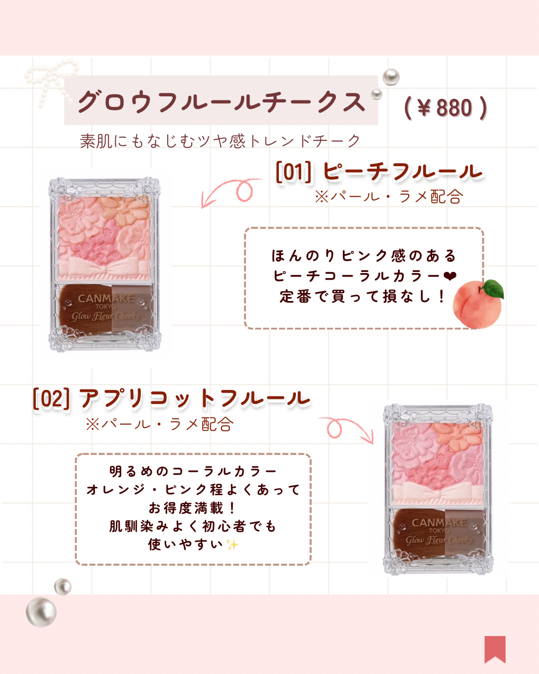 クリームチーク/キャンメイク/ジェル・クリームチークを使ったクチコミ（3枚目）