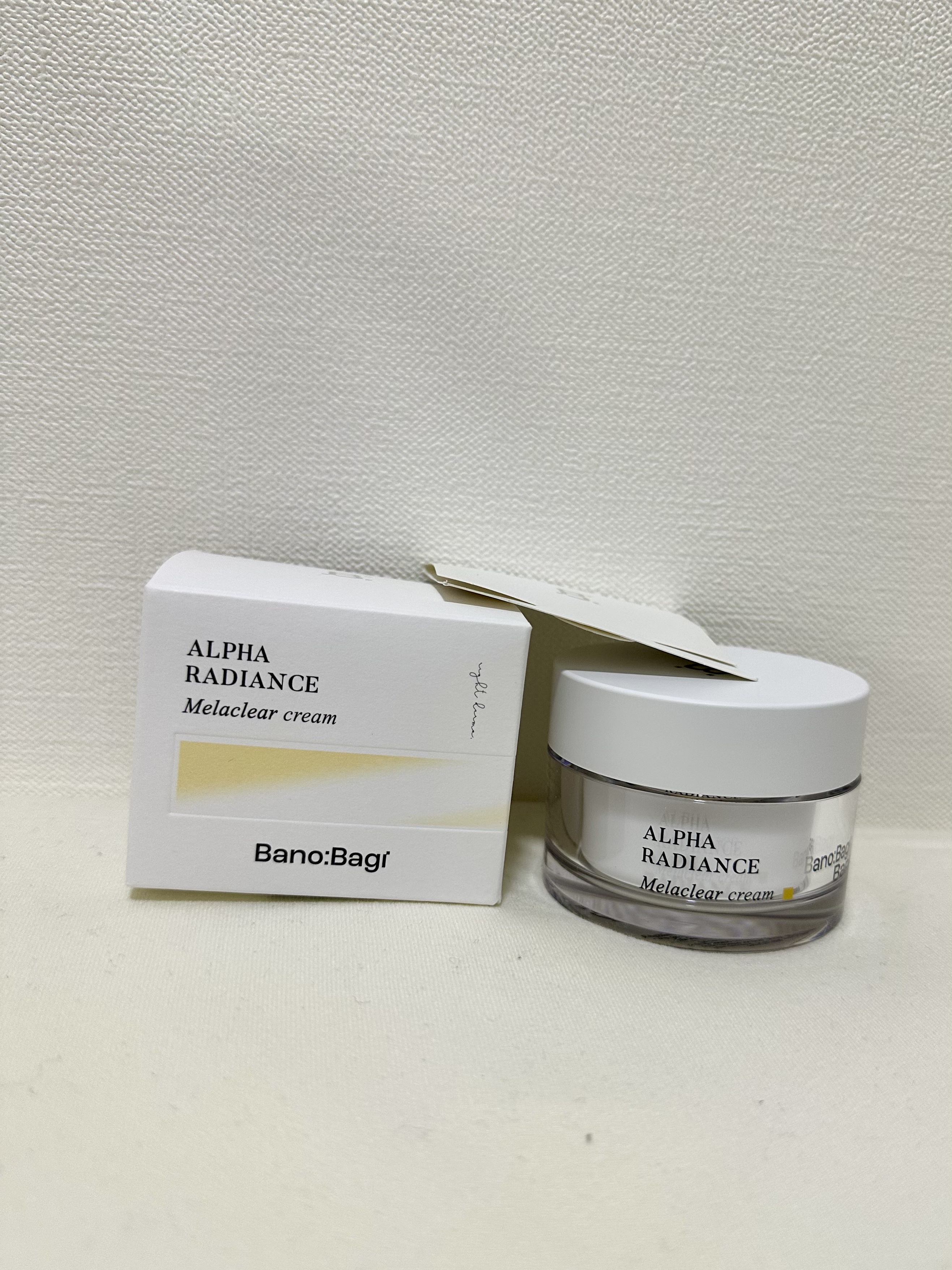 アルファラディアンスメラクリア クリーム/BANOBAGI/フェイスクリームを使ったクチコミ（2枚目）