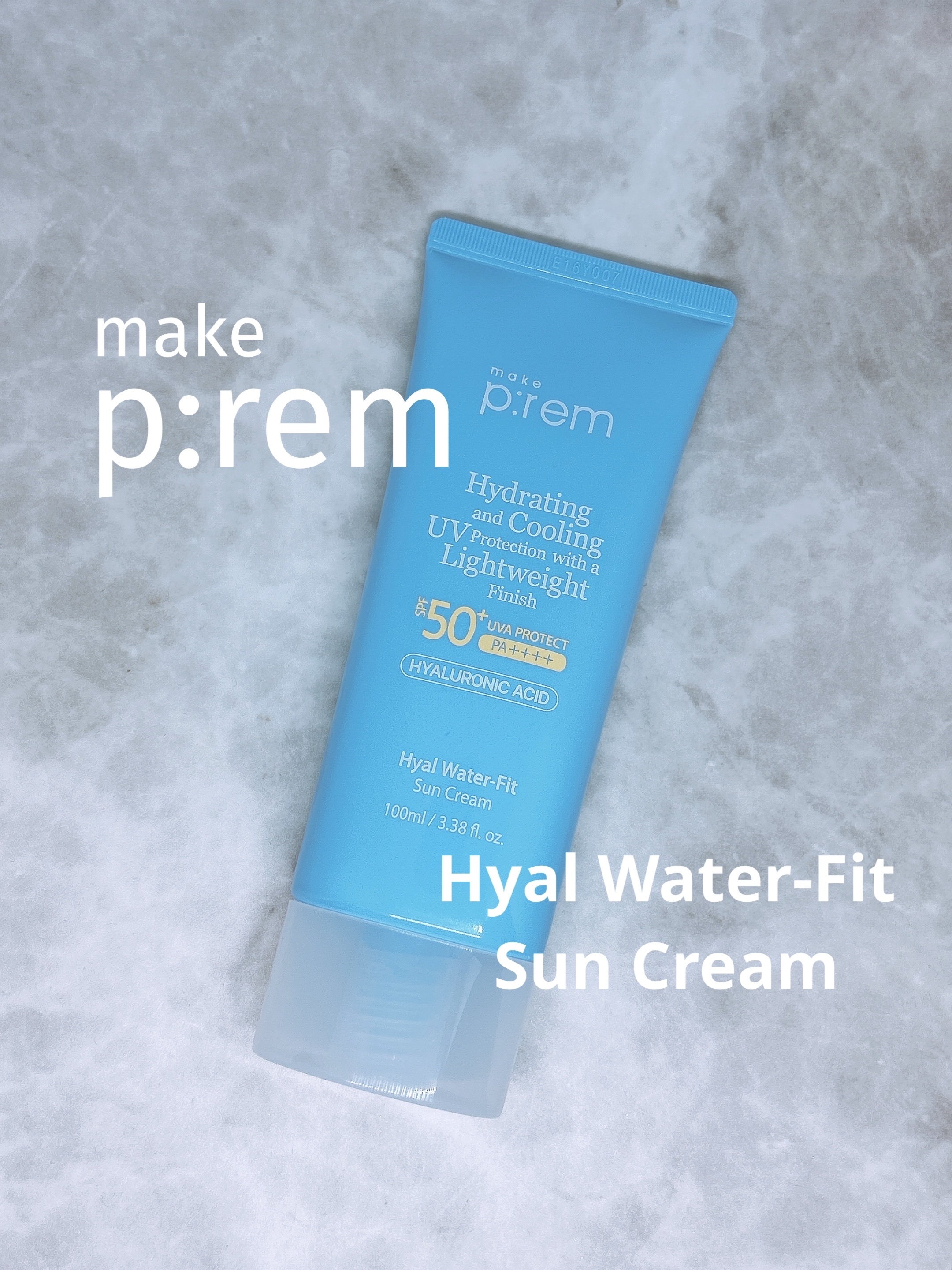 ヒアル ウォーターフィットサンクリーム/make prem/日焼け止めクリームを使ったクチコミ（1枚目）