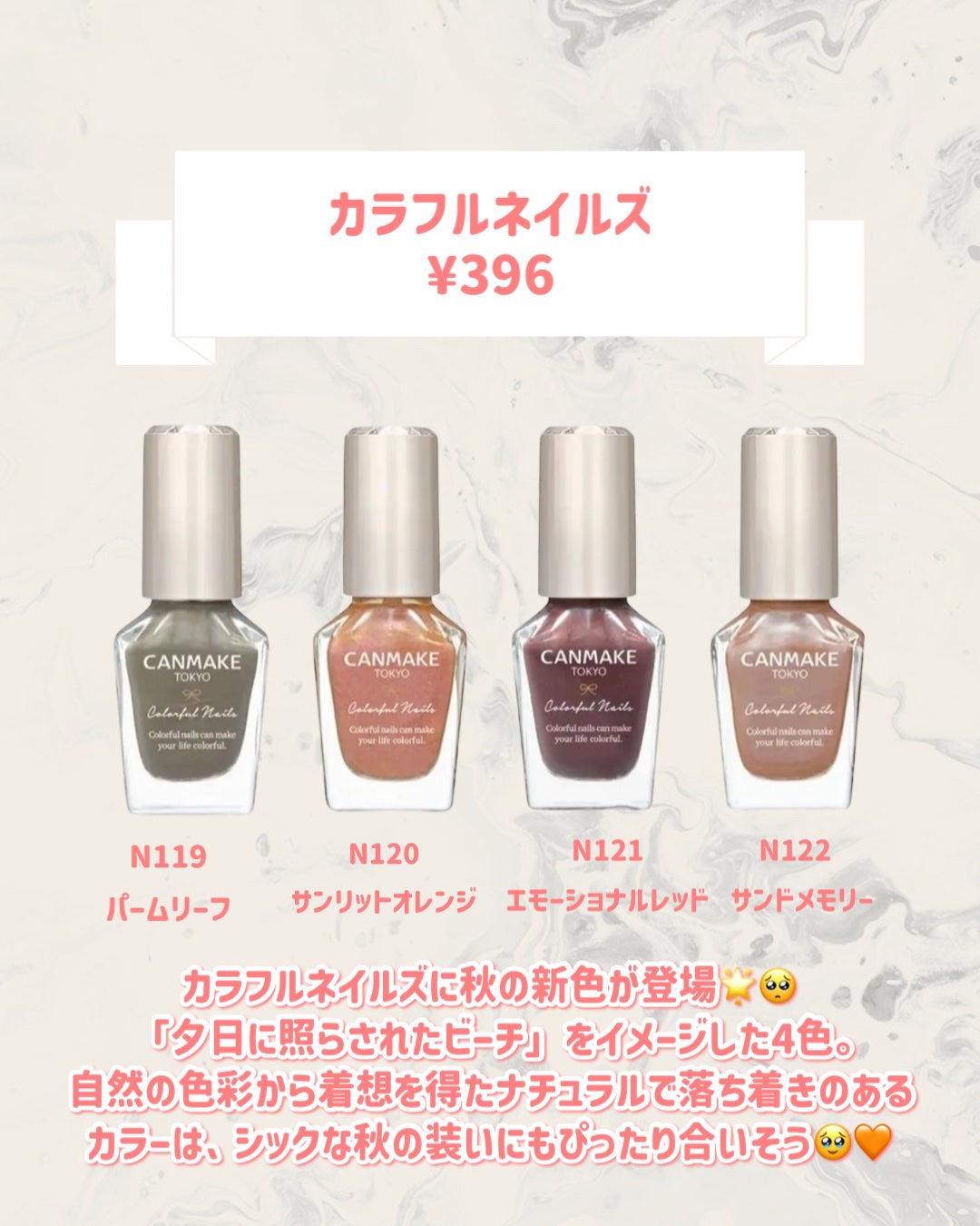 カラフルネイルズ/キャンメイク/マニキュアを使ったクチコミ(2枚目)