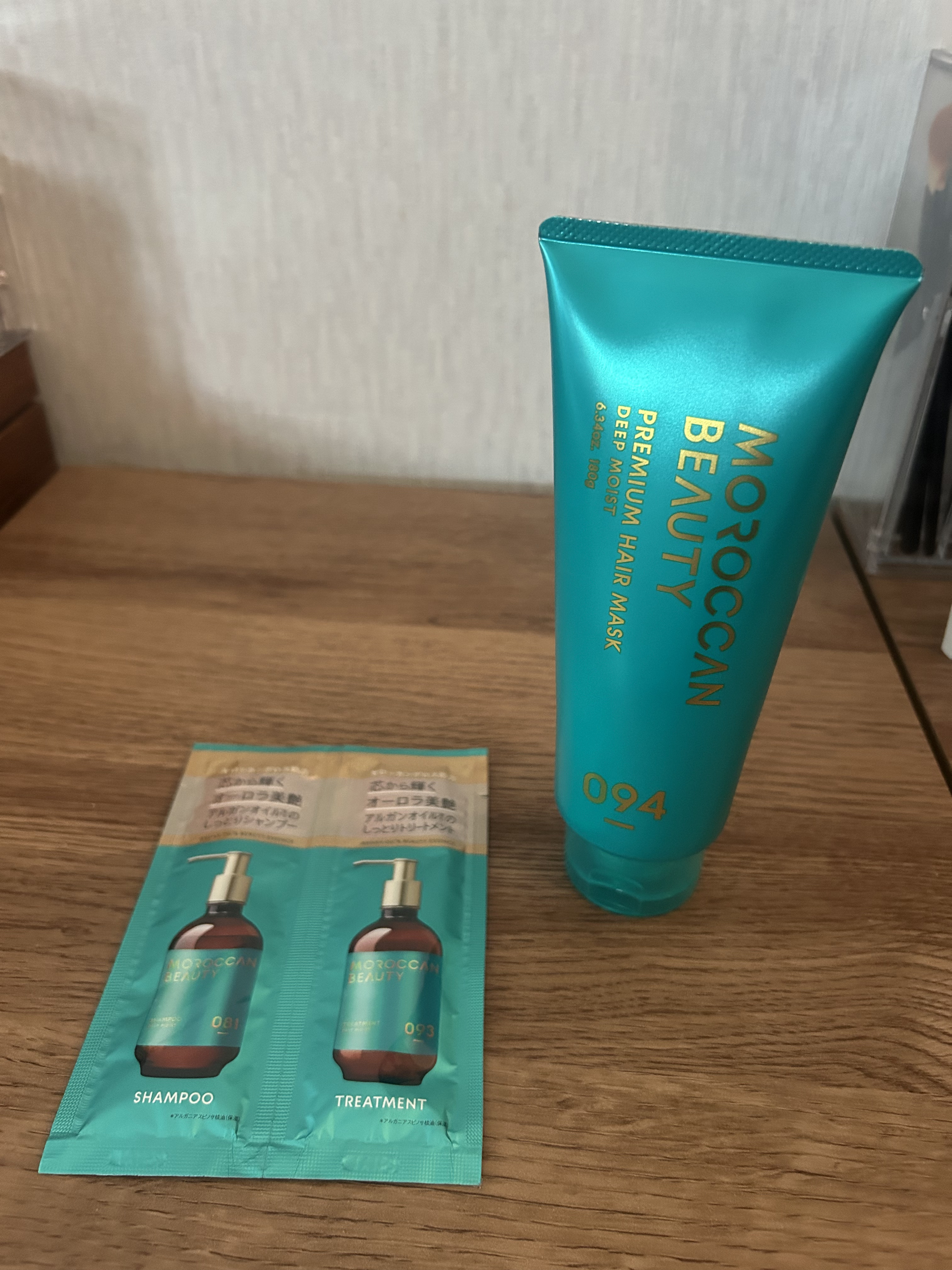 ディープモイスト プレミアム ヘアマスク/モロッカンビューティ/洗い流すヘアトリートメントを使ったクチコミ（1枚目）