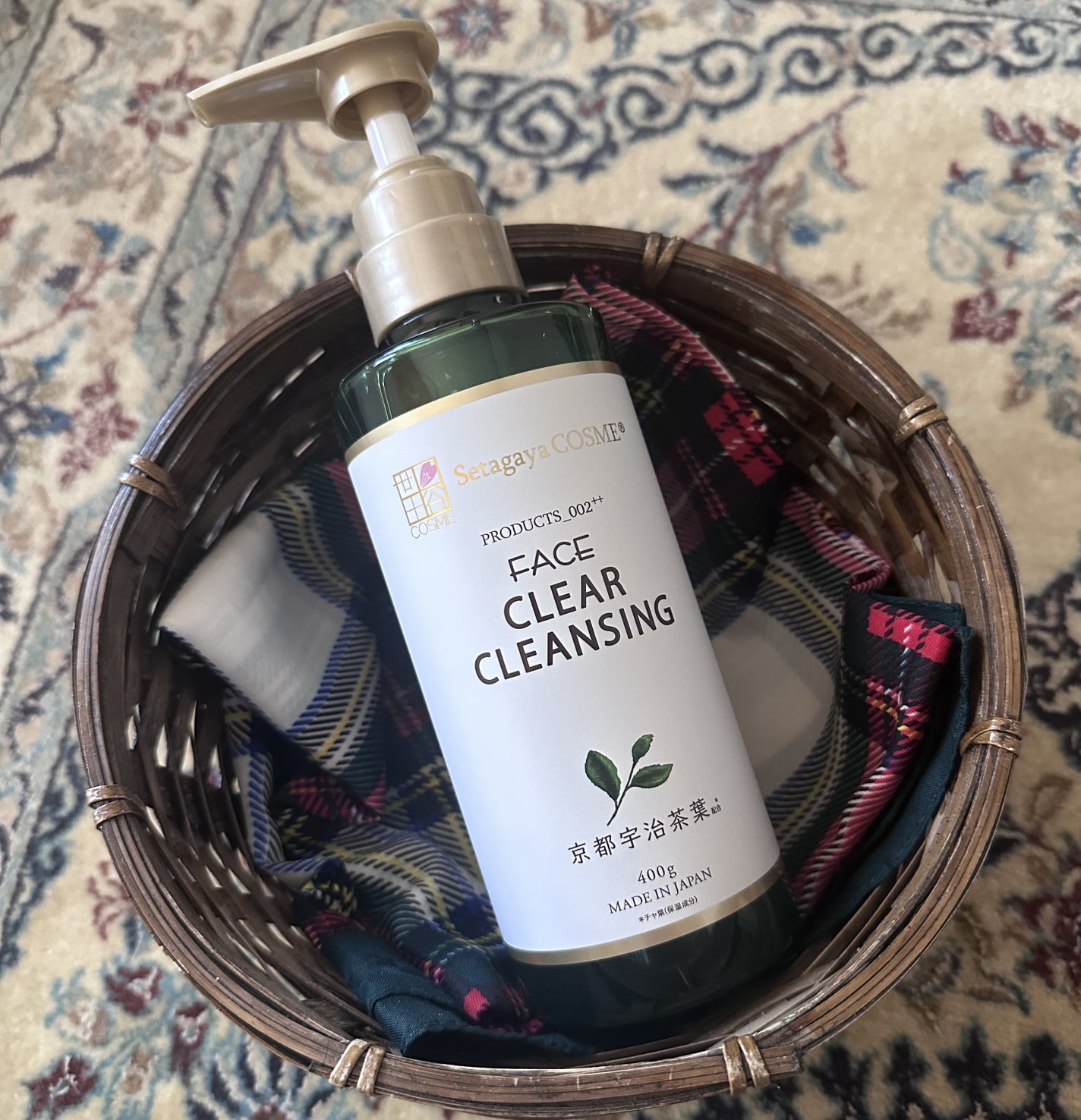 クリアクレンジング 京都宇治茶葉/世田谷コスメ/クレンジングジェルを使ったクチコミ(1枚目)