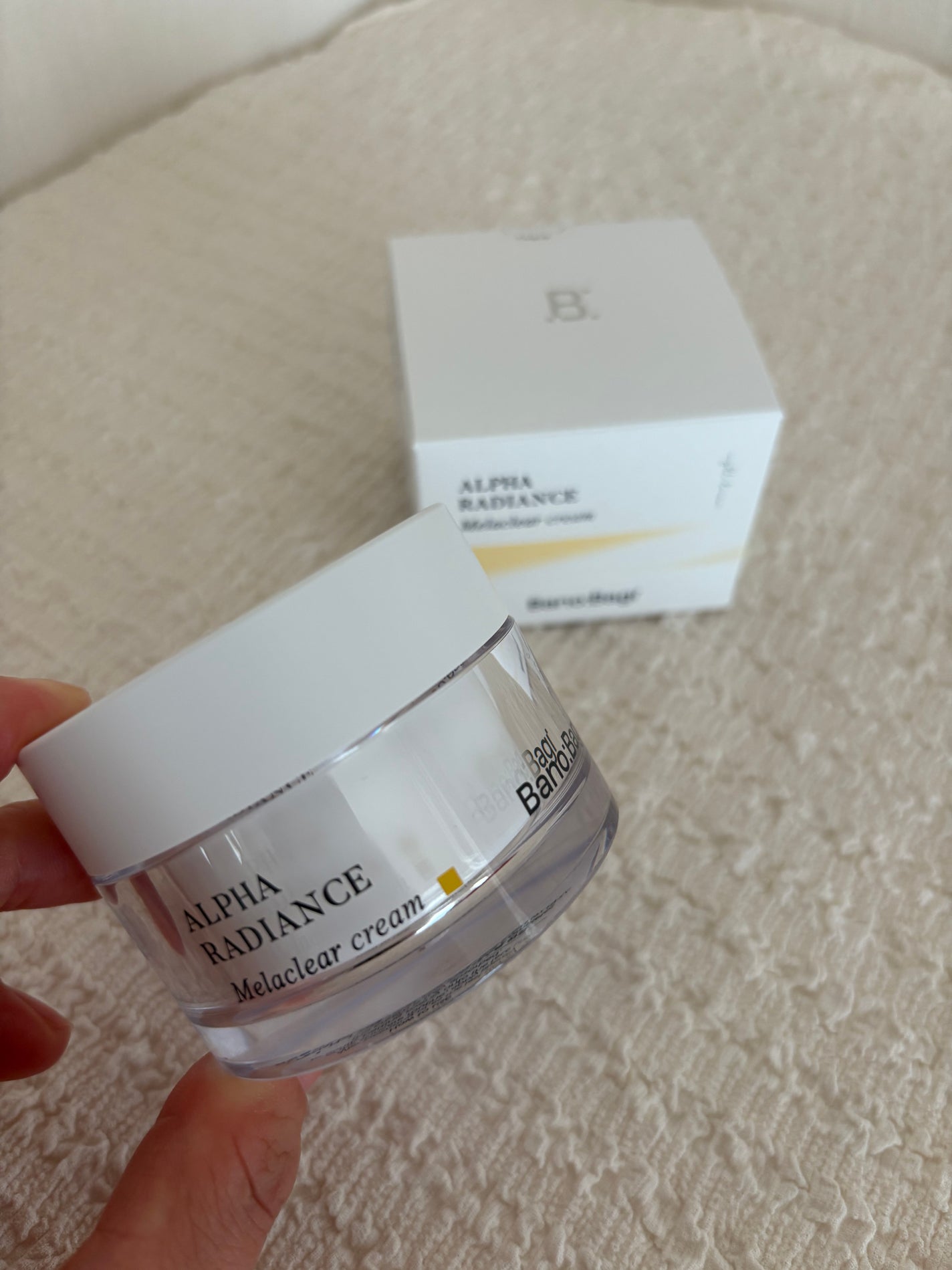 アルファラディアンスメラクリア クリーム/BANOBAGI/フェイスクリームを使ったクチコミ(6枚目)