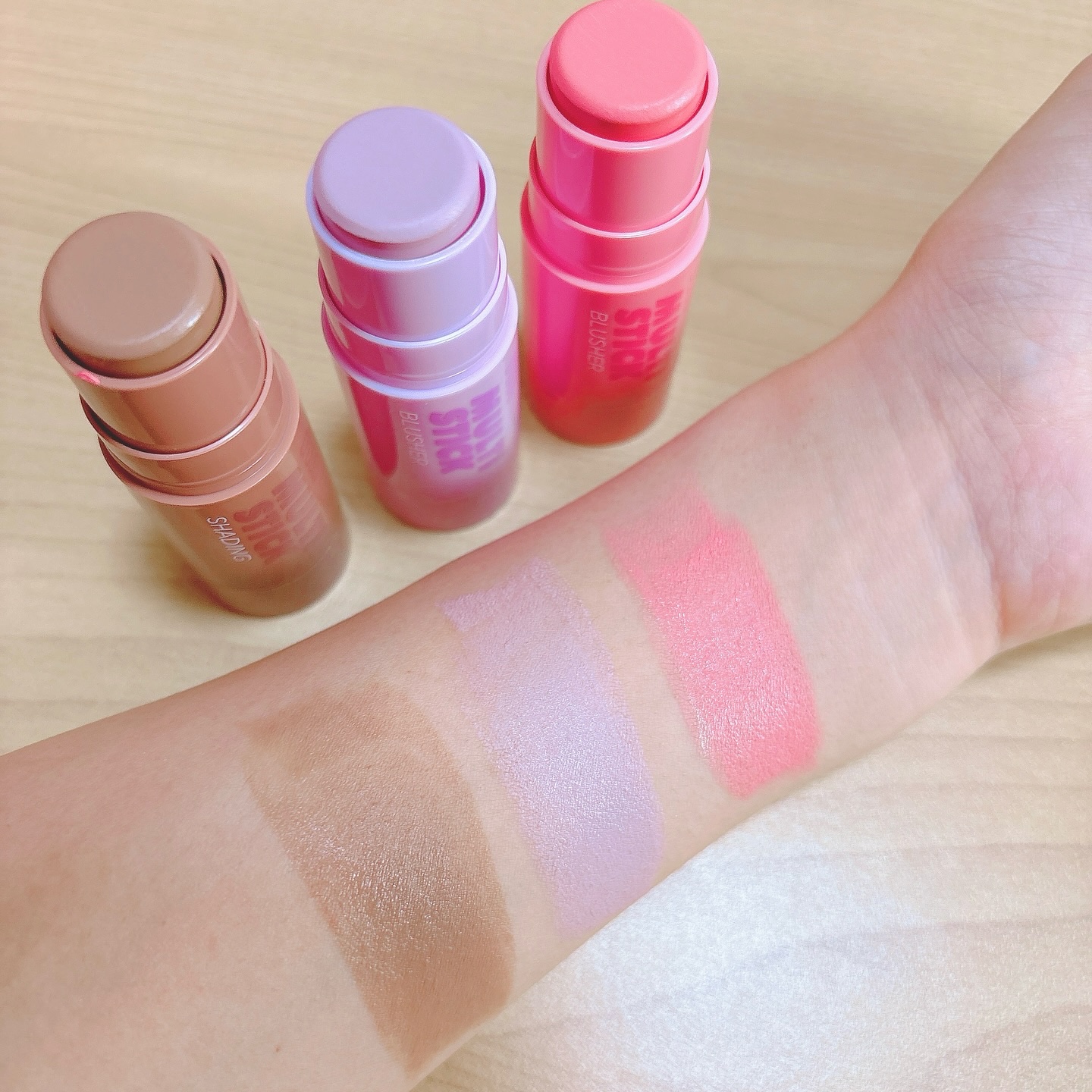 アイムマルチスティックブラッシャー/i’m meme/ジェル・クリームチークを使ったクチコミ（2枚目）