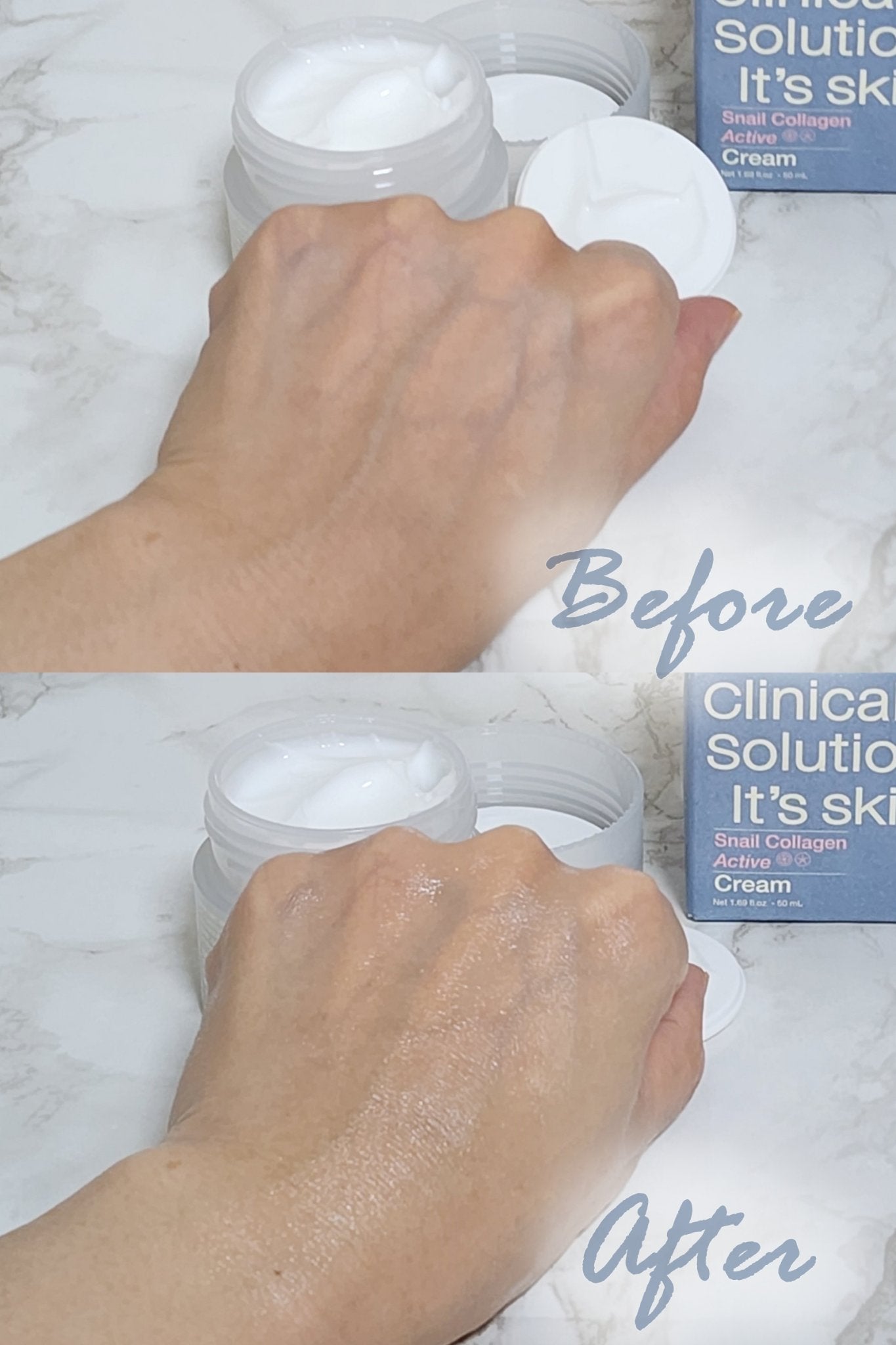 スネイルコラーゲンアクティブクリーム/It's skin/フェイスクリームを使ったクチコミ(3枚目)