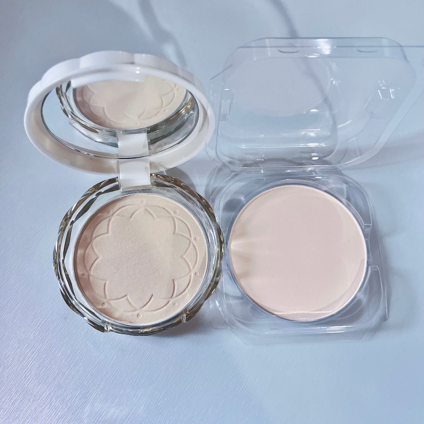 UVシルクカバーパウダー/CEZANNE/プレストパウダーを使ったクチコミ(5枚目)