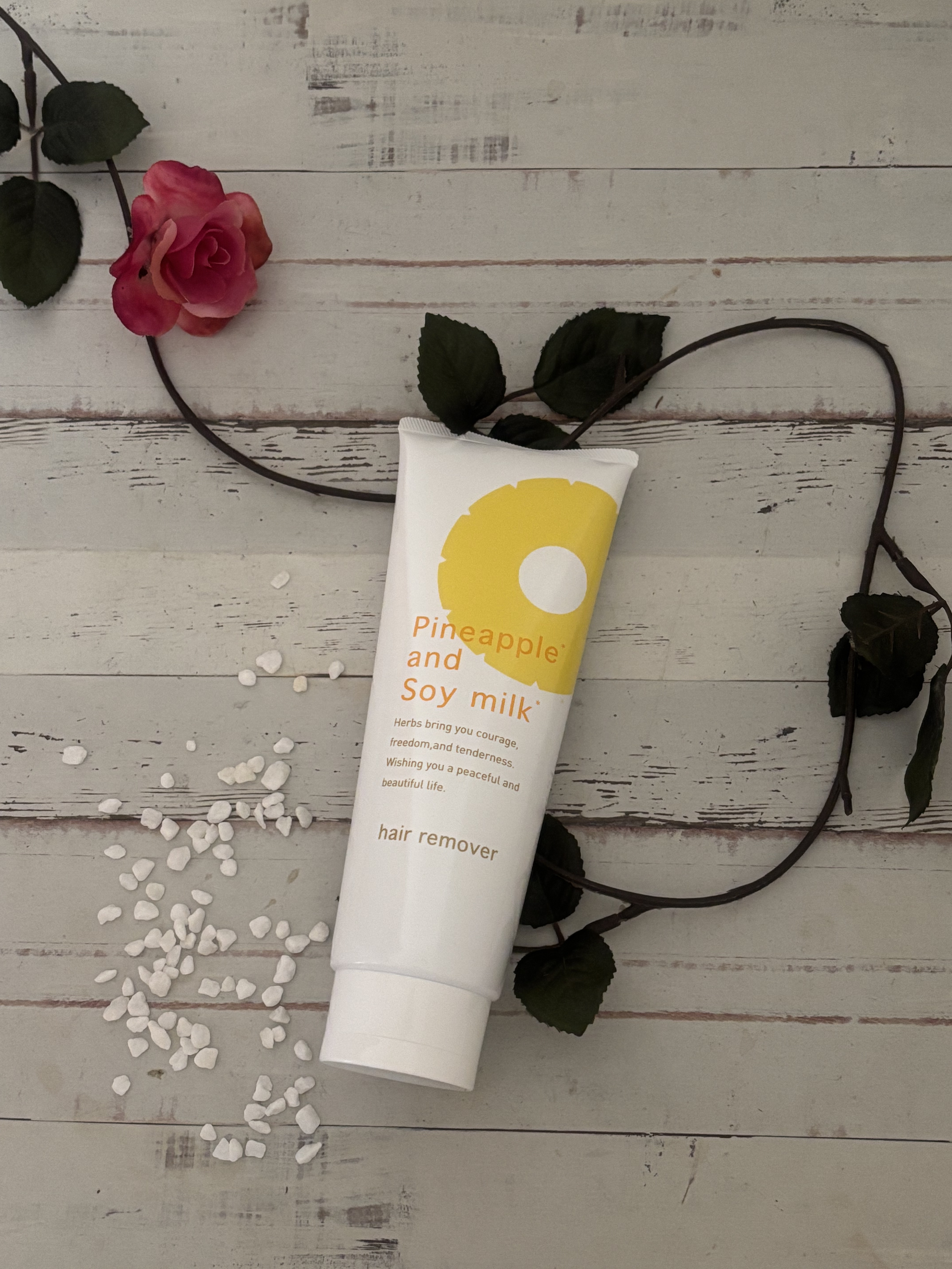 パイナップル豆乳除毛クリーム/鈴木ハーブ研究所/除毛クリームを使ったクチコミ（1枚目）