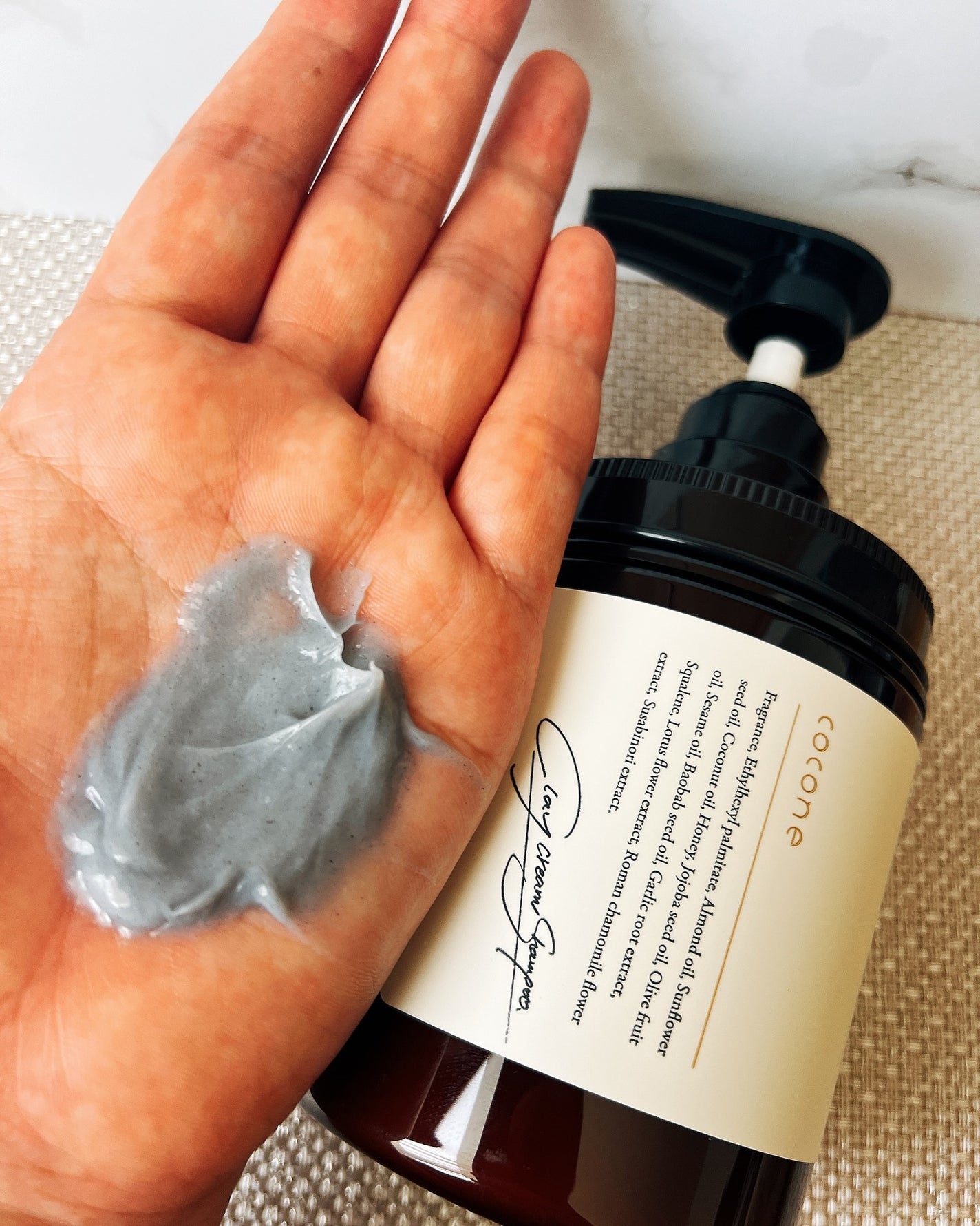 クレイクリームシャンプー(モイスト)/cocone/市販シャンプーを使ったクチコミ(3枚目)