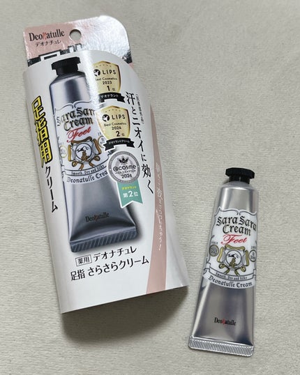 薬用足指さらさらクリーム/デオナチュレ/デオドラント・制汗剤を使ったクチコミ(1枚目)