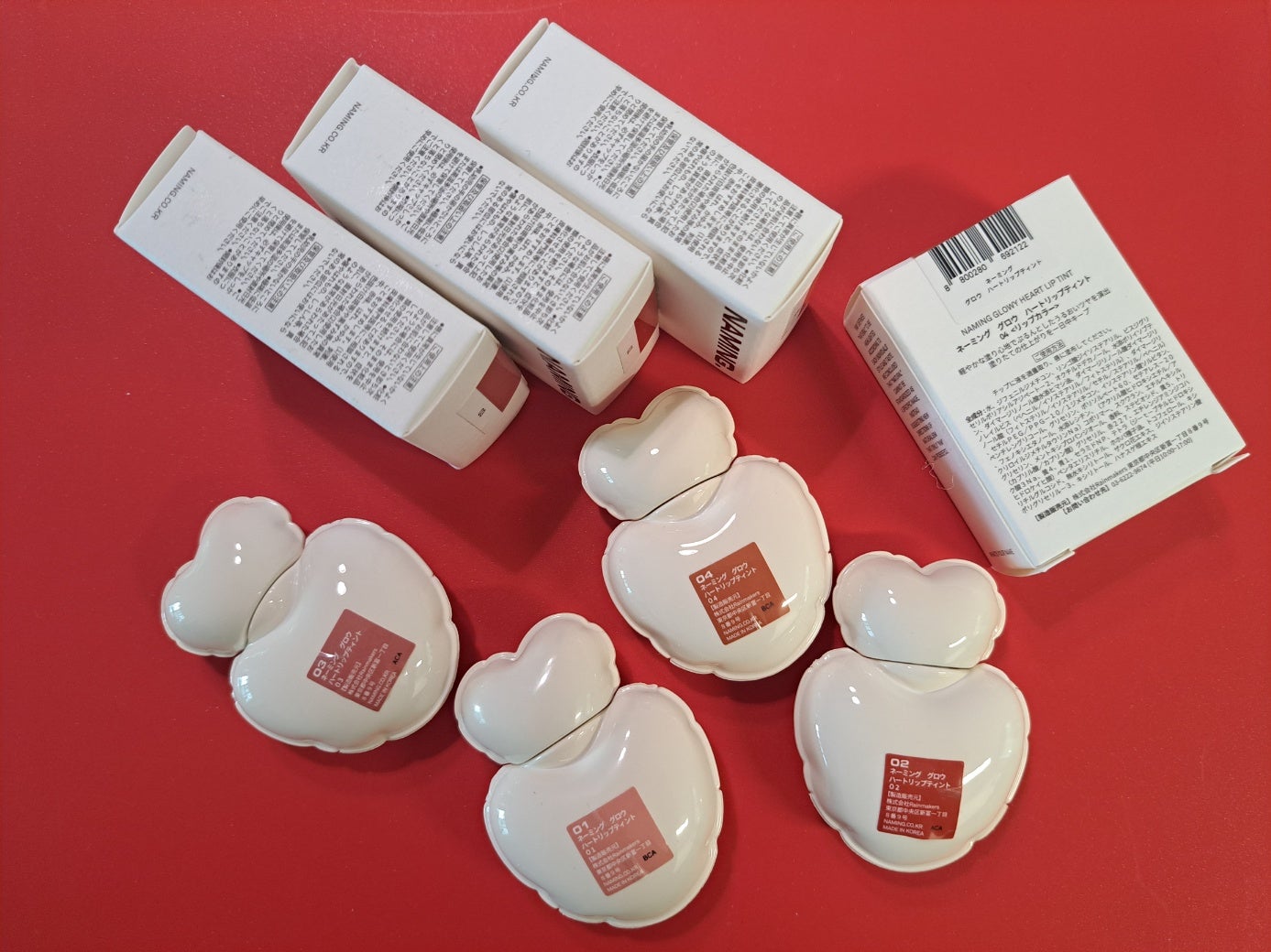 ネーミング グロウ ハートリップティント/NAMING./リップティントを使ったクチコミ(1枚目)