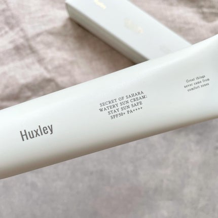 ウォータリーサンクリーム;ステイサンセーフ/Huxley/日焼け止めクリームを使ったクチコミ(2枚目)