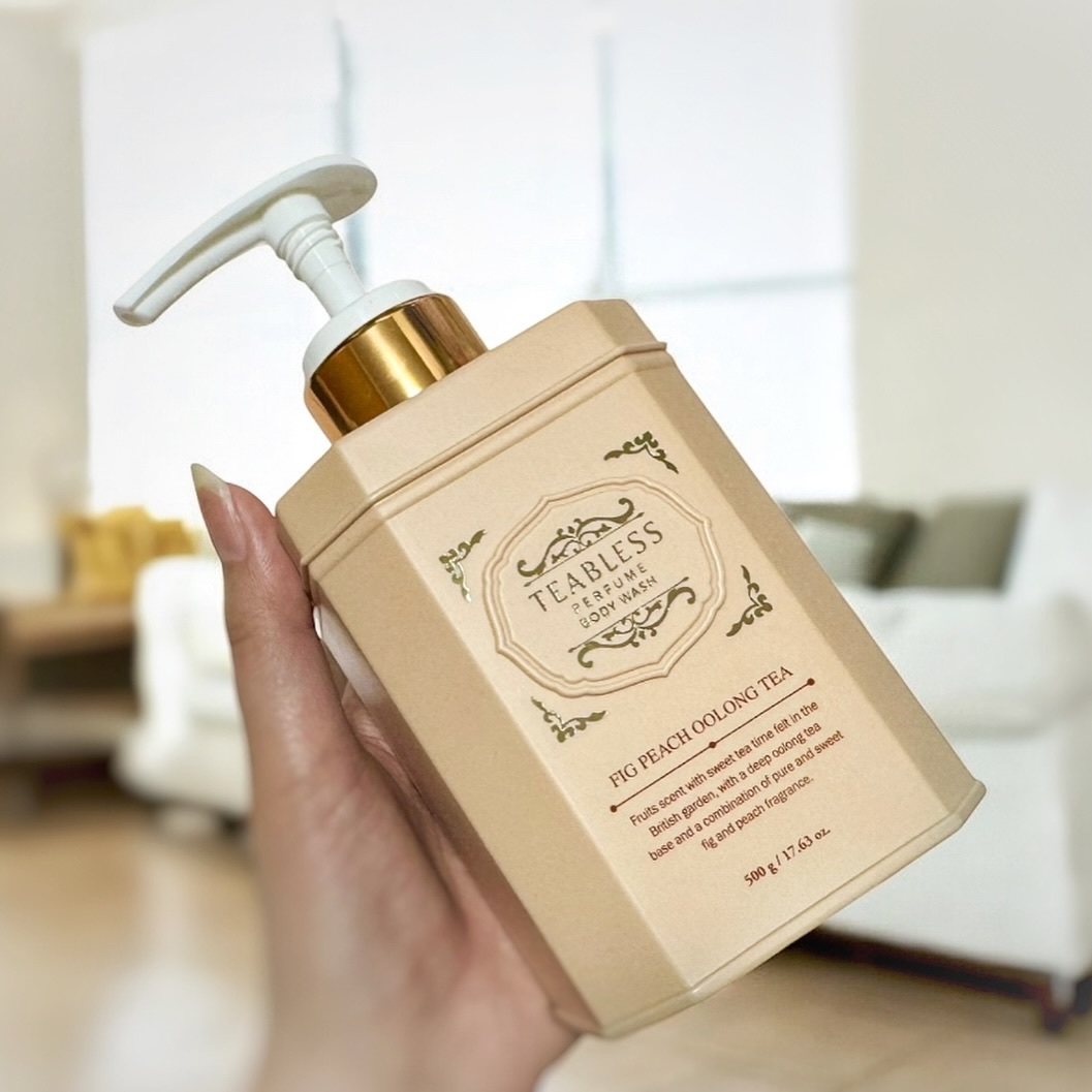 パフュームボディウォッシュ フィグピーチウーロンティー/TEABLESS/ボディソープを使ったクチコミ（3枚目）