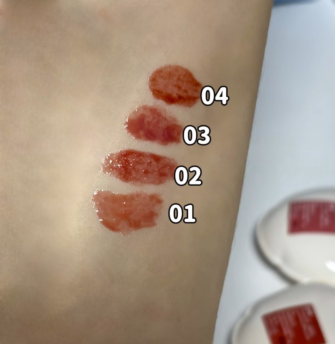 ネーミング グロウ ハートリップティント 01/NAMING./リップティントを使ったクチコミ（3枚目）