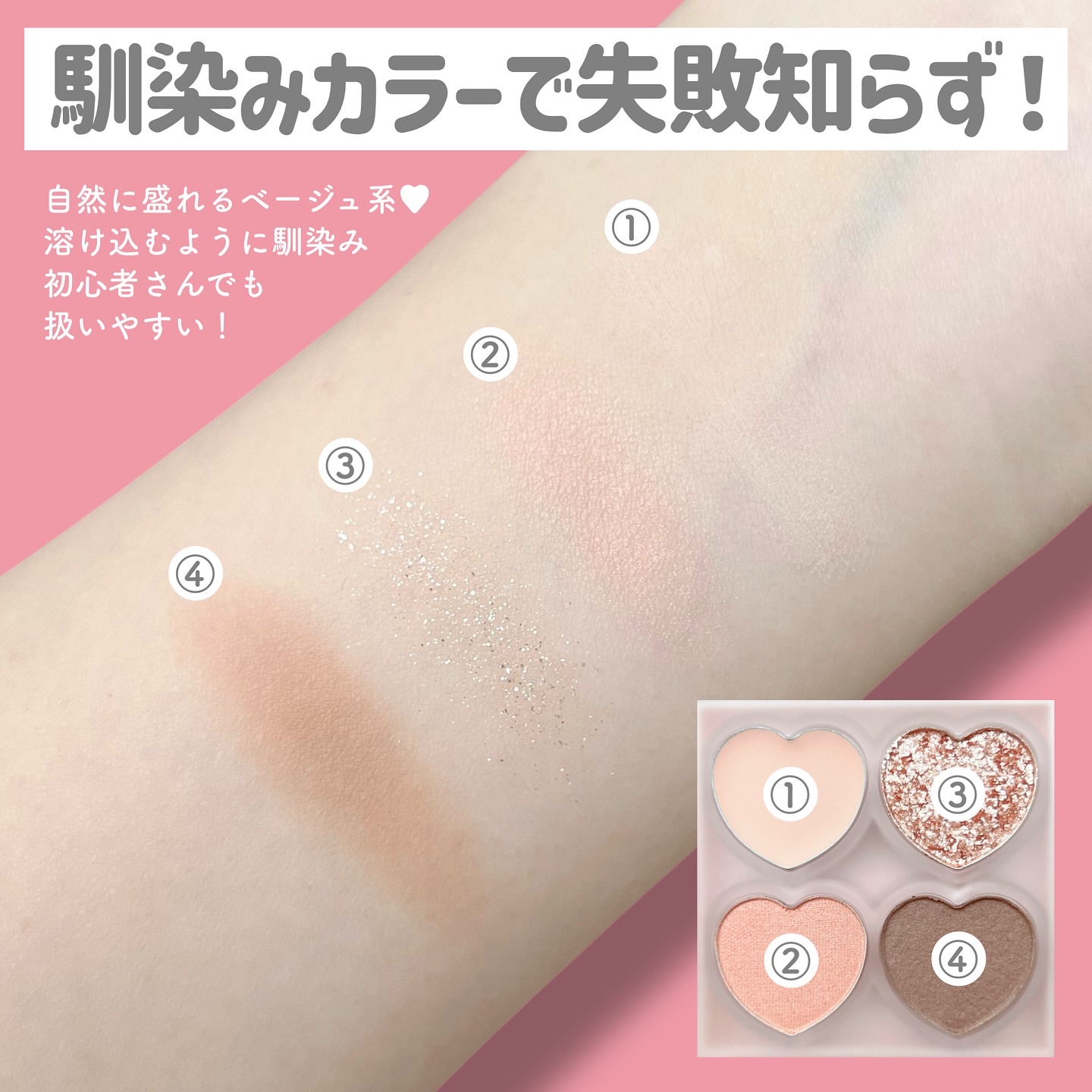 ぷくぷく涙袋パレット/MilleFée/アイシャドウパレットを使ったクチコミ（3枚目）