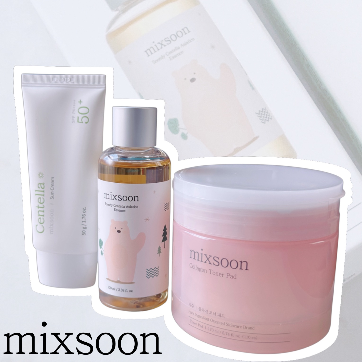 コラーゲントナーパッド/mixsoon/トナーパッドを使ったクチコミ（1枚目）