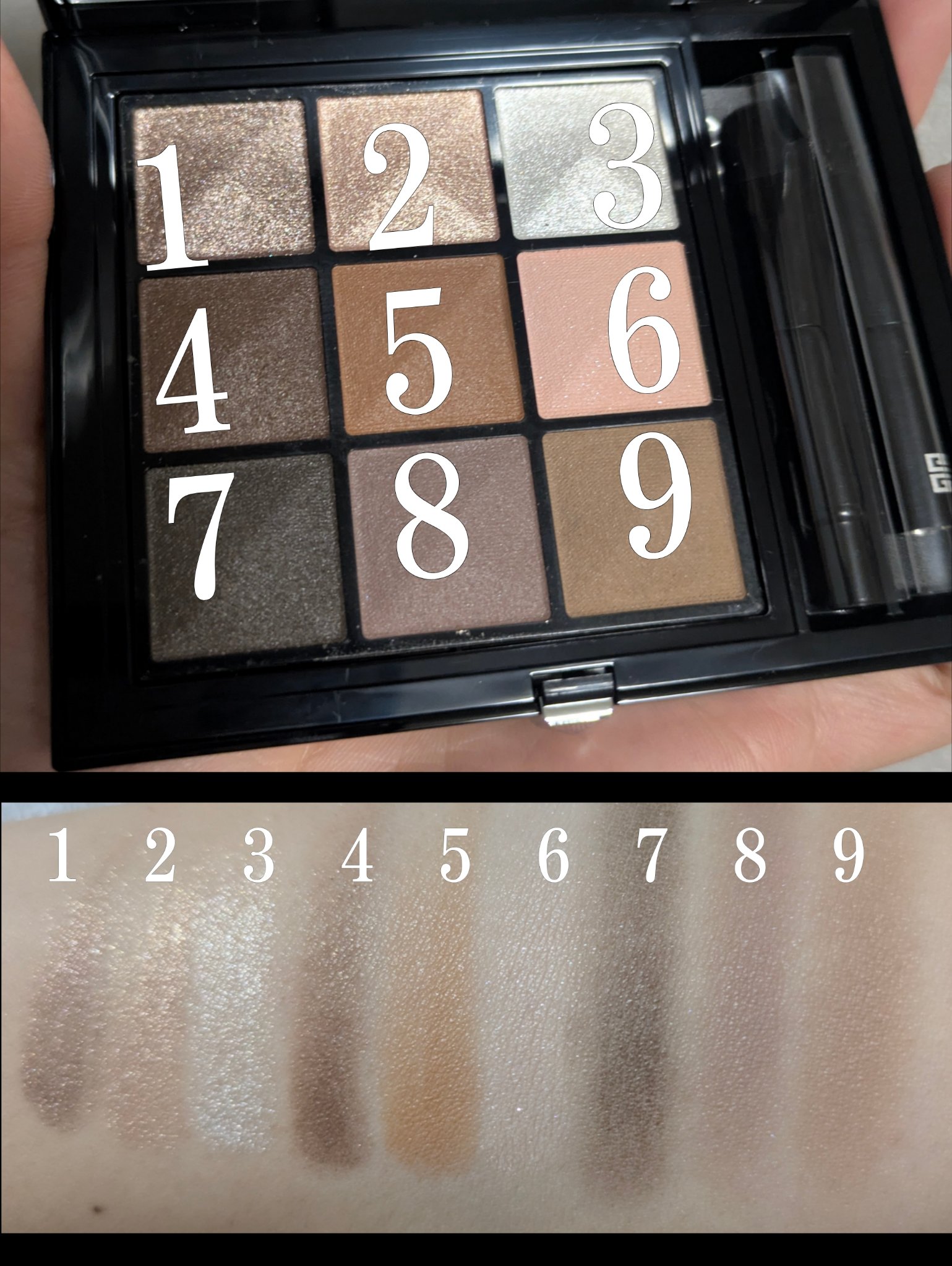 ル・ヌフ・ジバンシイ/GIVENCHY/アイシャドウパレットを使ったクチコミ（3枚目）