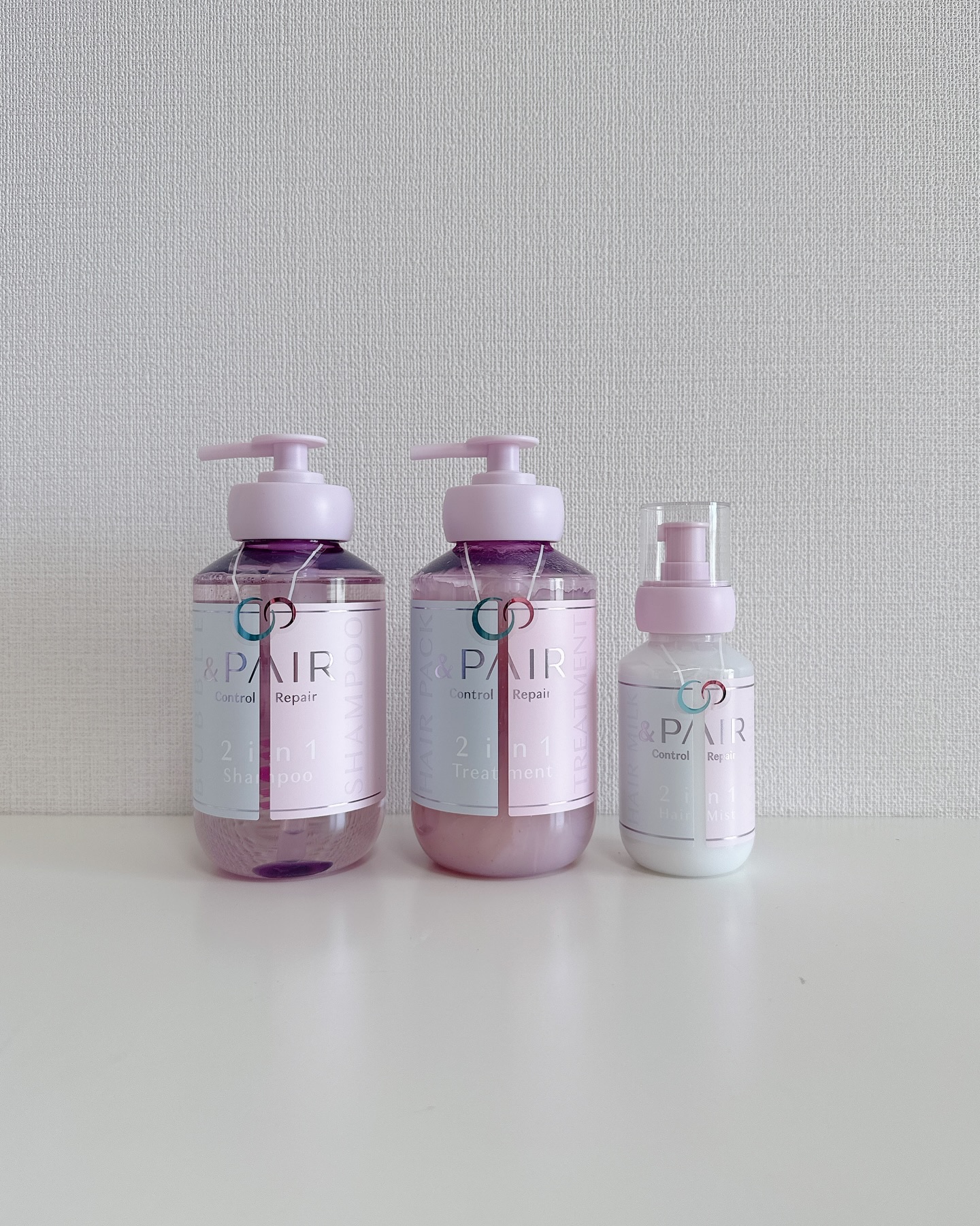 アンドペア コントロール リペア 2in1 ヘアミルクミスト/&PAIR/ヘアミストを使ったクチコミ（1枚目）