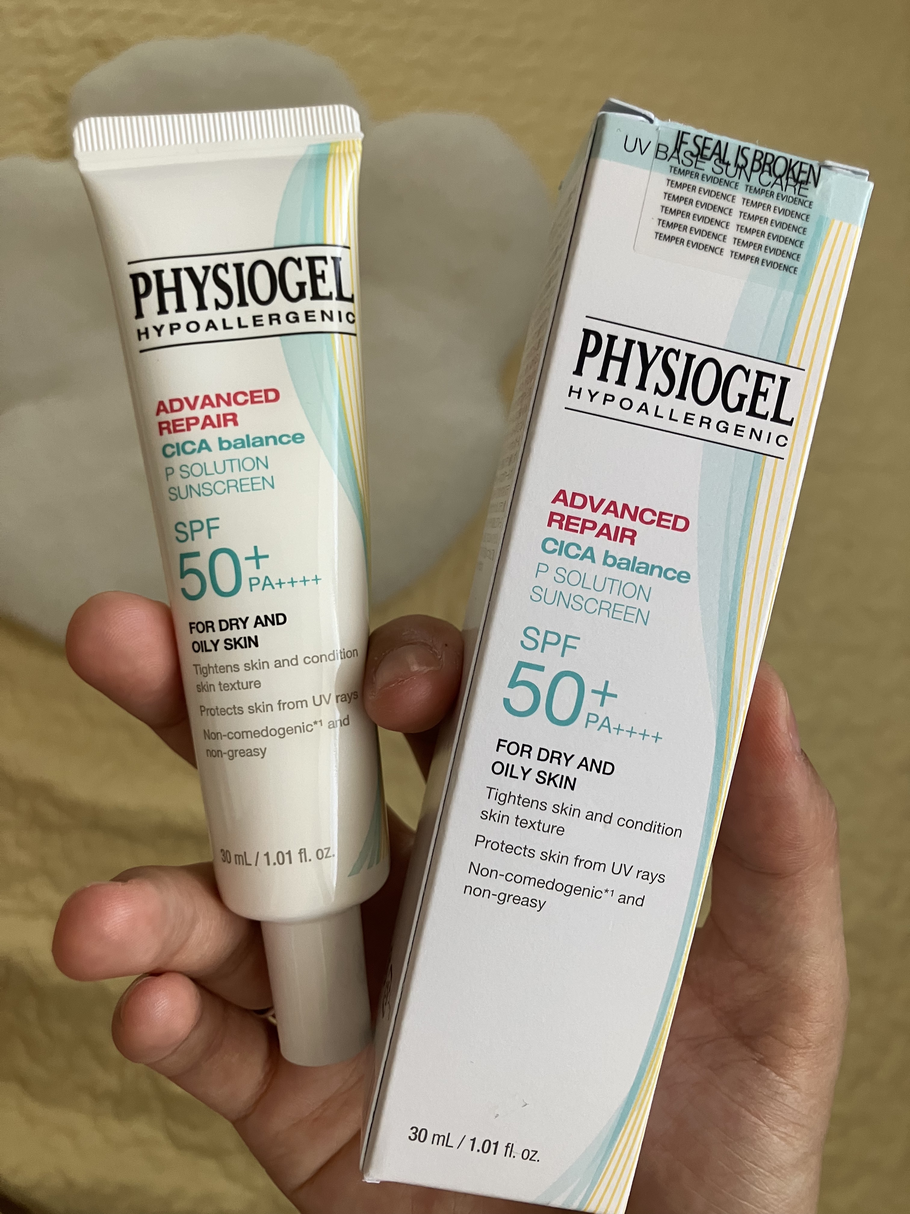 アドバンスドリペア　シカ　バランス　Ｐソリューション　サンスクリーン/PHYSIOGEL/日焼け止めクリームを使ったクチコミ（1枚目）