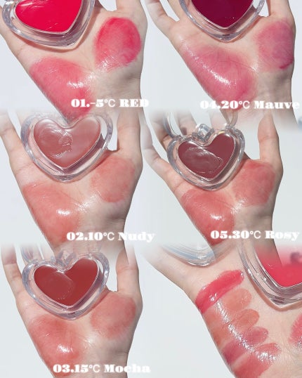 ハートキーリング リップ&チーク/keybo/口紅を使ったクチコミ(8枚目)