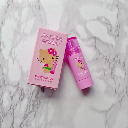 チークトクトク/AMUSE/リキッドチークを使ったクチコミ(4枚目)