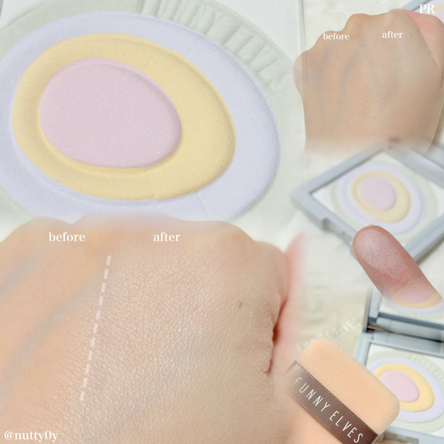 ネビュラ プレストパウダー/FUNNY ELVES方里/プレストパウダーを使ったクチコミ(2枚目)