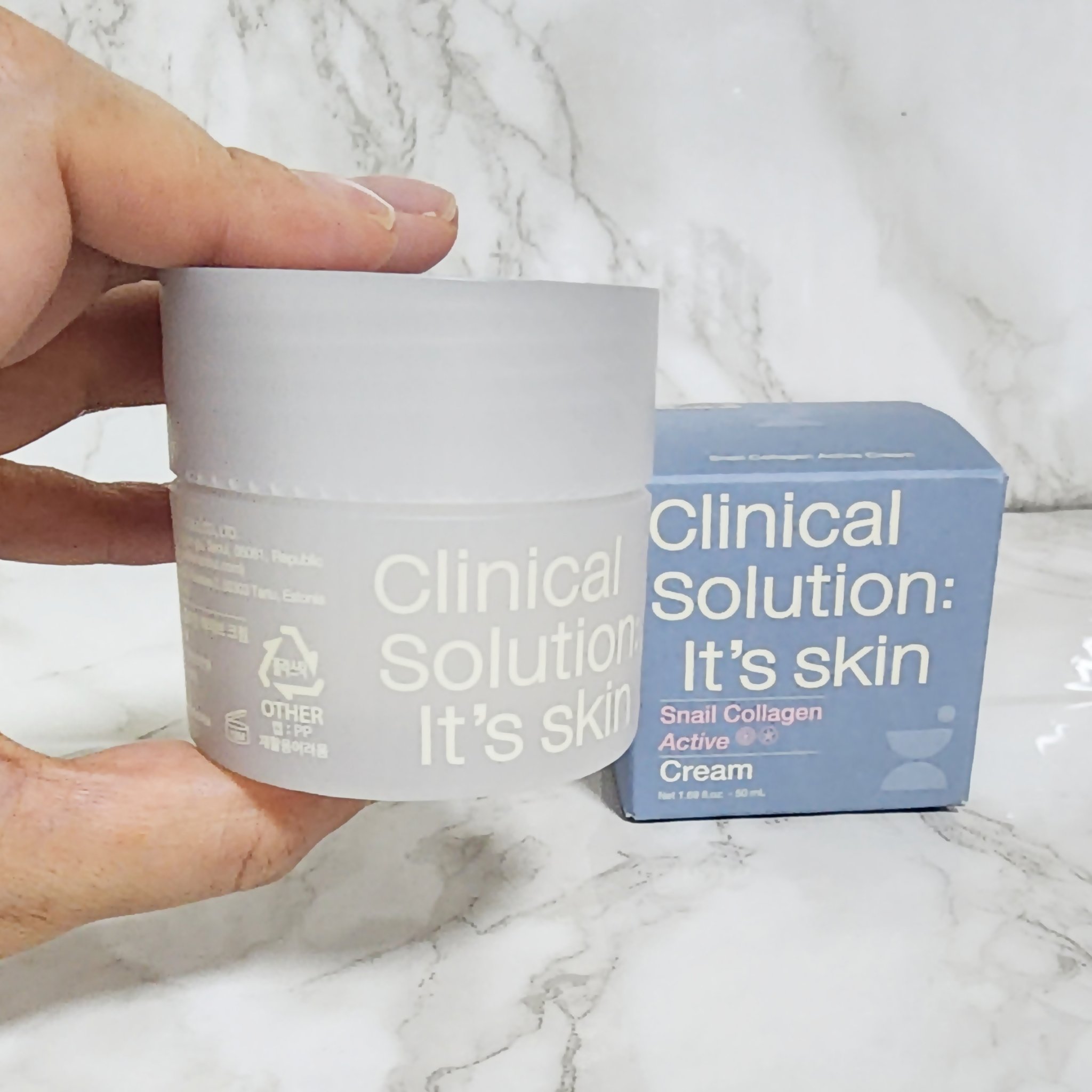 スネイルコラーゲンアクティブクリーム/It's skin/フェイスクリームを使ったクチコミ（1枚目）