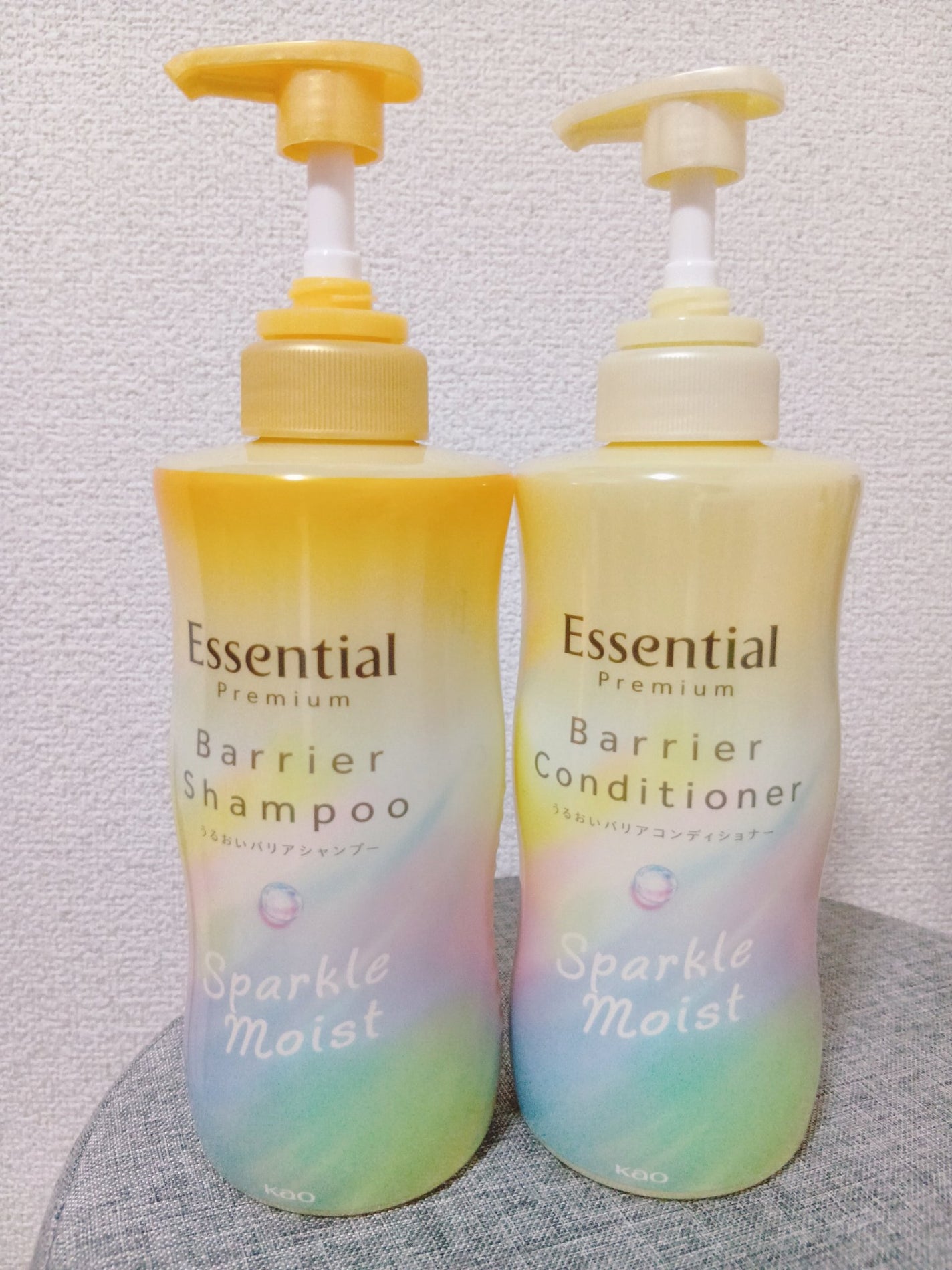 エッセンシャルプレミアム バリアシャンプー・コンディショナー スパークルモイスト/エッセンシャル/市販シャンプーを使ったクチコミ(1枚目)