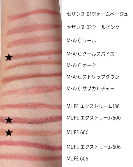 アーティストカラーペンシル エクストリーム/MAKE UP FOR EVER/リップライナーを使ったクチコミ(2枚目)