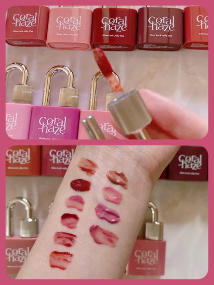グロウロックゼリーティント/Coralhaze/リップティントを使ったクチコミ(3枚目)