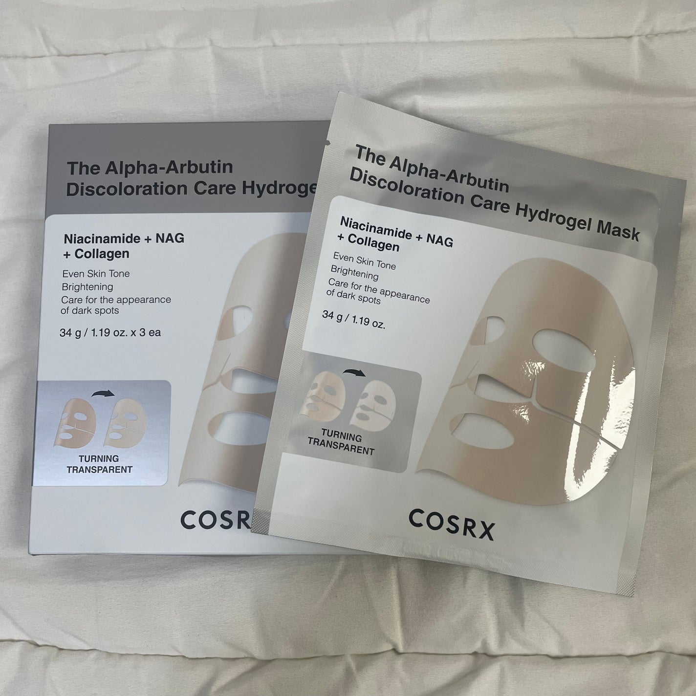 RXザ・アルファ アルブチン ハイドロゲルパック/COSRX/シートマスク・パックを使ったクチコミ(2枚目)