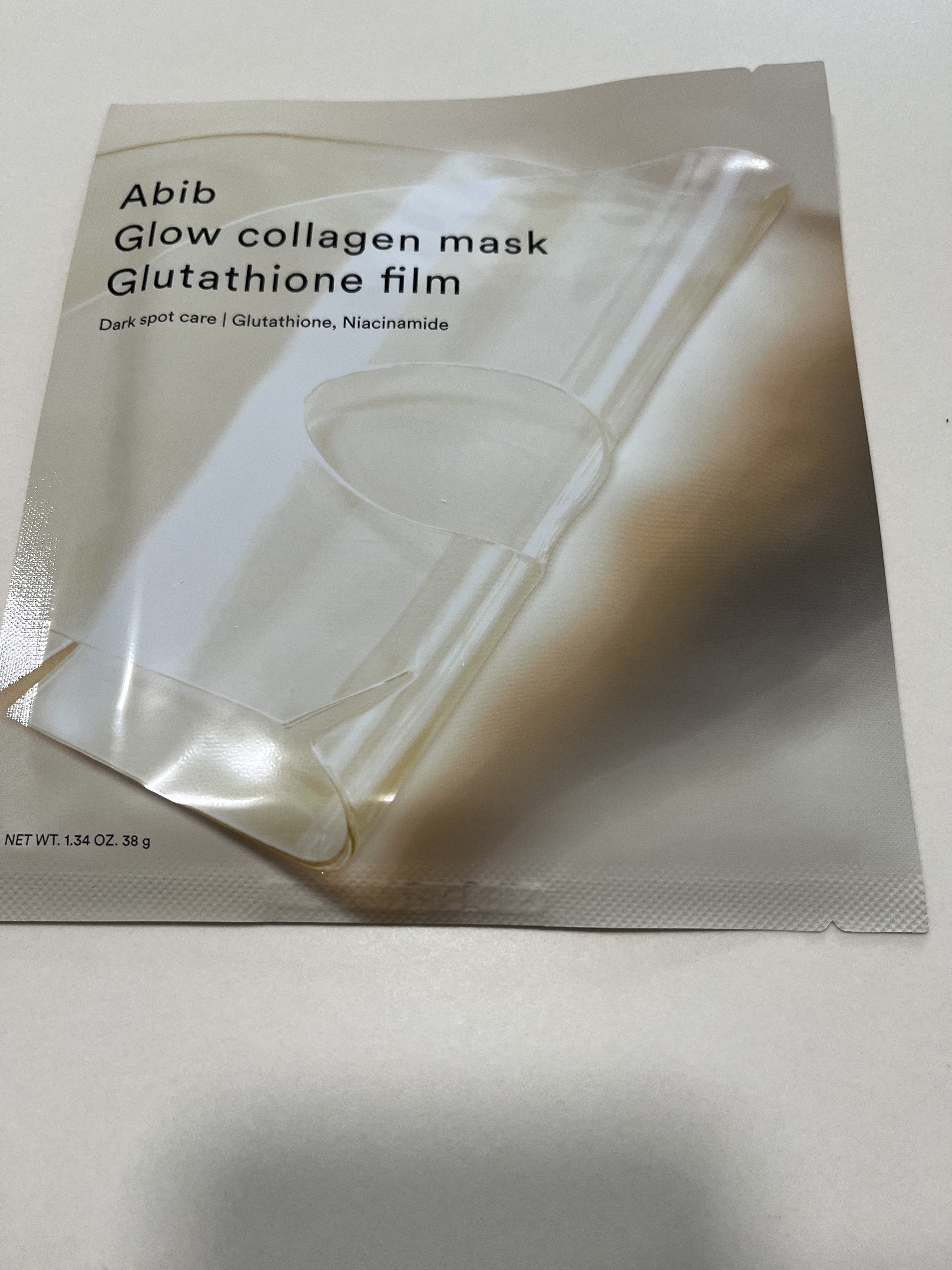 グルタチオンフィルムコラーゲンマスク/Abib /シートマスク・パックを使ったクチコミ（1枚目）