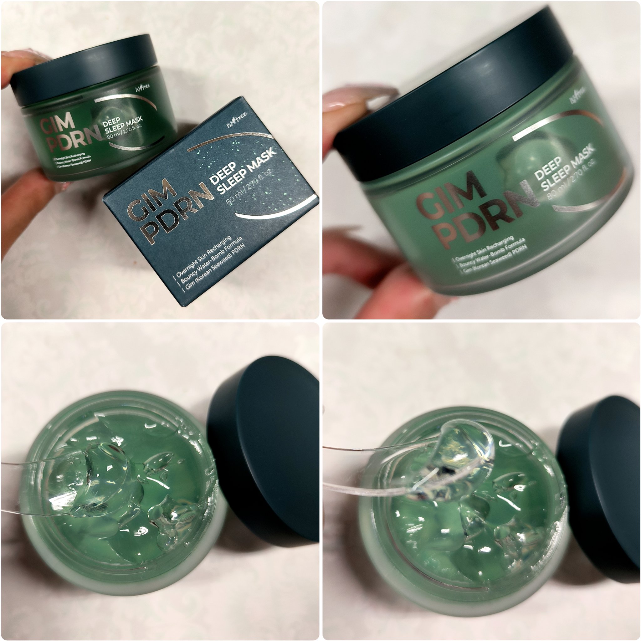 海苔PDRNディープスリープマスク/Isntree/オールインワン化粧品を使ったクチコミ（2枚目）