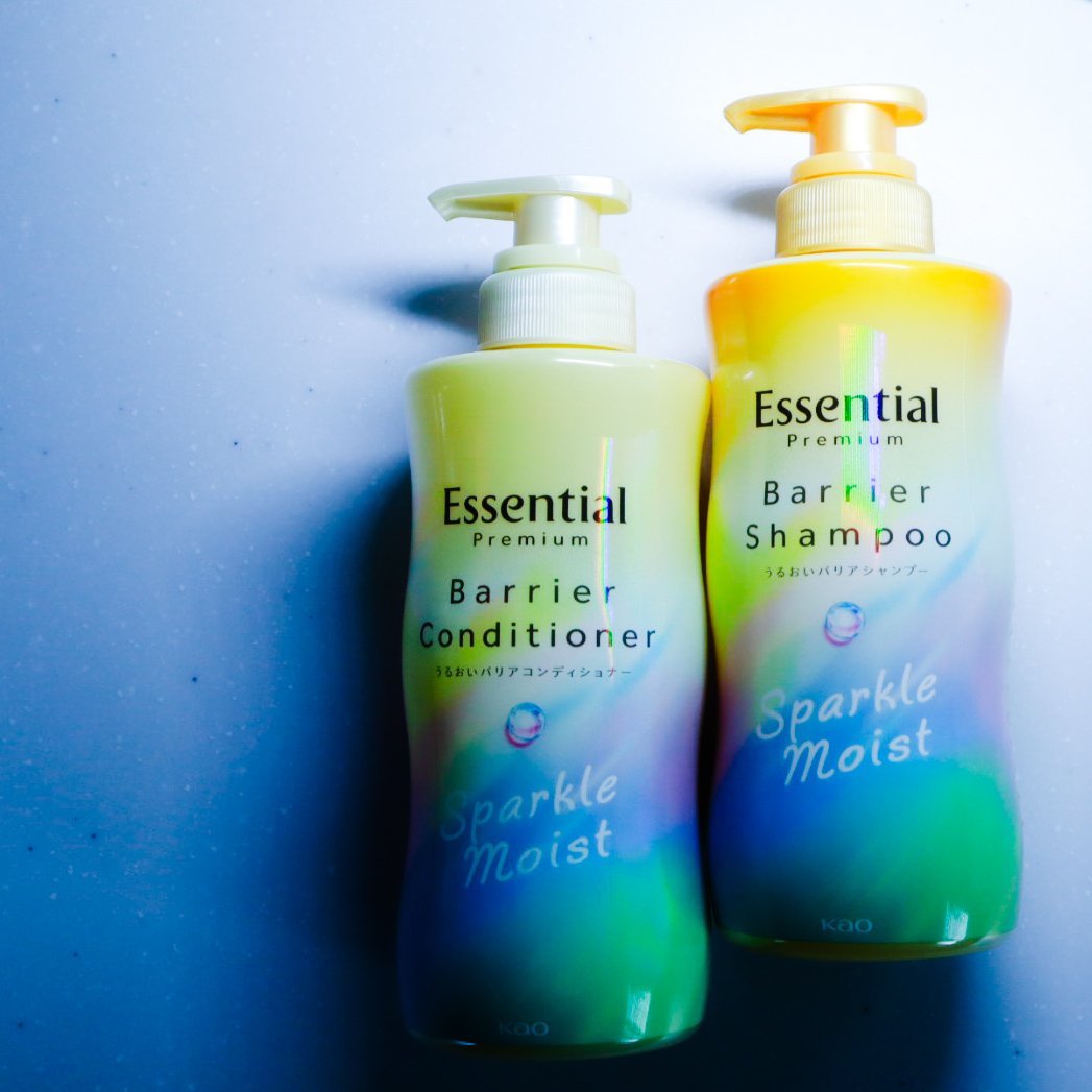 エッセンシャルプレミアム バリアシャンプー・コンディショナー スパークルモイスト/エッセンシャル/市販シャンプーを使ったクチコミ（1枚目）
