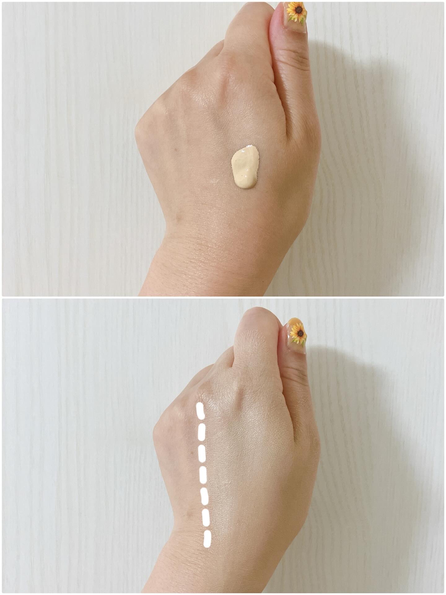 ロングウェア アクア ファンデーション/FUNNY ELVES方里/リキッドファンデーションを使ったクチコミ（3枚目）