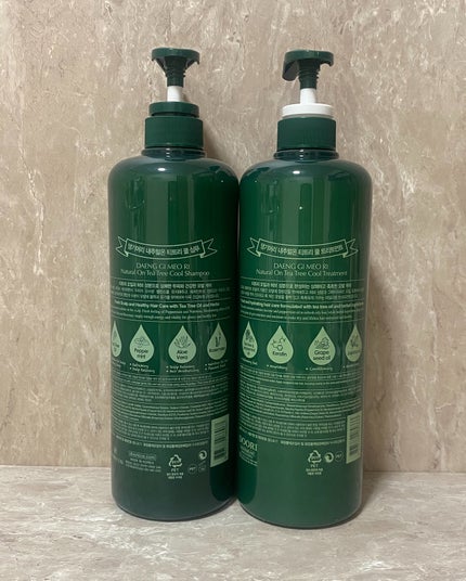 ナチュラルオンティツリークール シャンプー+トリートメント/デンギモリ/市販シャンプーを使ったクチコミ(5枚目)