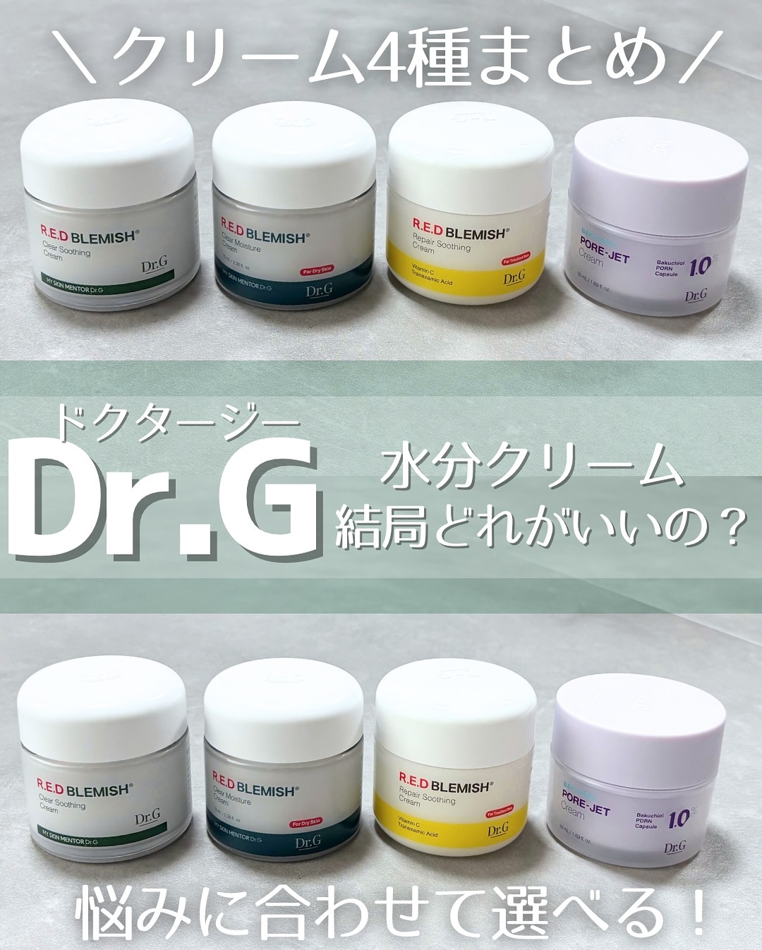 レッドブレミッシュ クリアスージングクリーム/Dr.G/フェイスクリームを使ったクチコミ（1枚目）