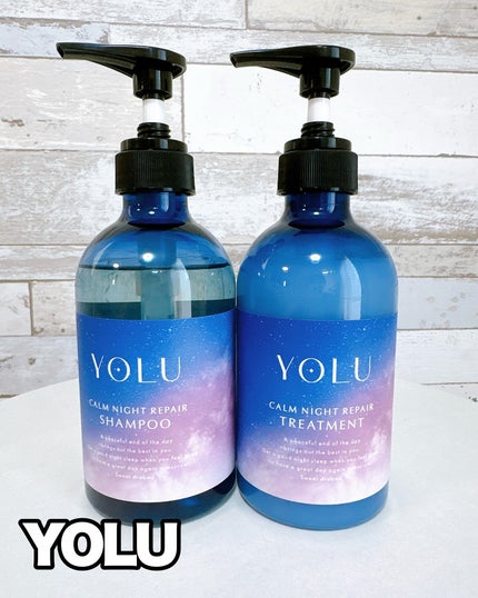 カームナイトリペアシャンプー/トリートメント/YOLU/シャンプー・コンディショナーを使ったクチコミ(1枚目)