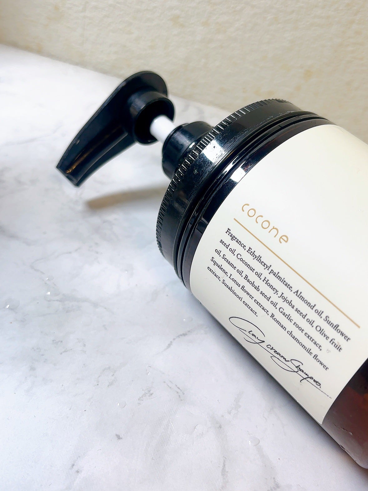 クレイクリームシャンプー(モイスト)/cocone/市販シャンプーを使ったクチコミ(2枚目)