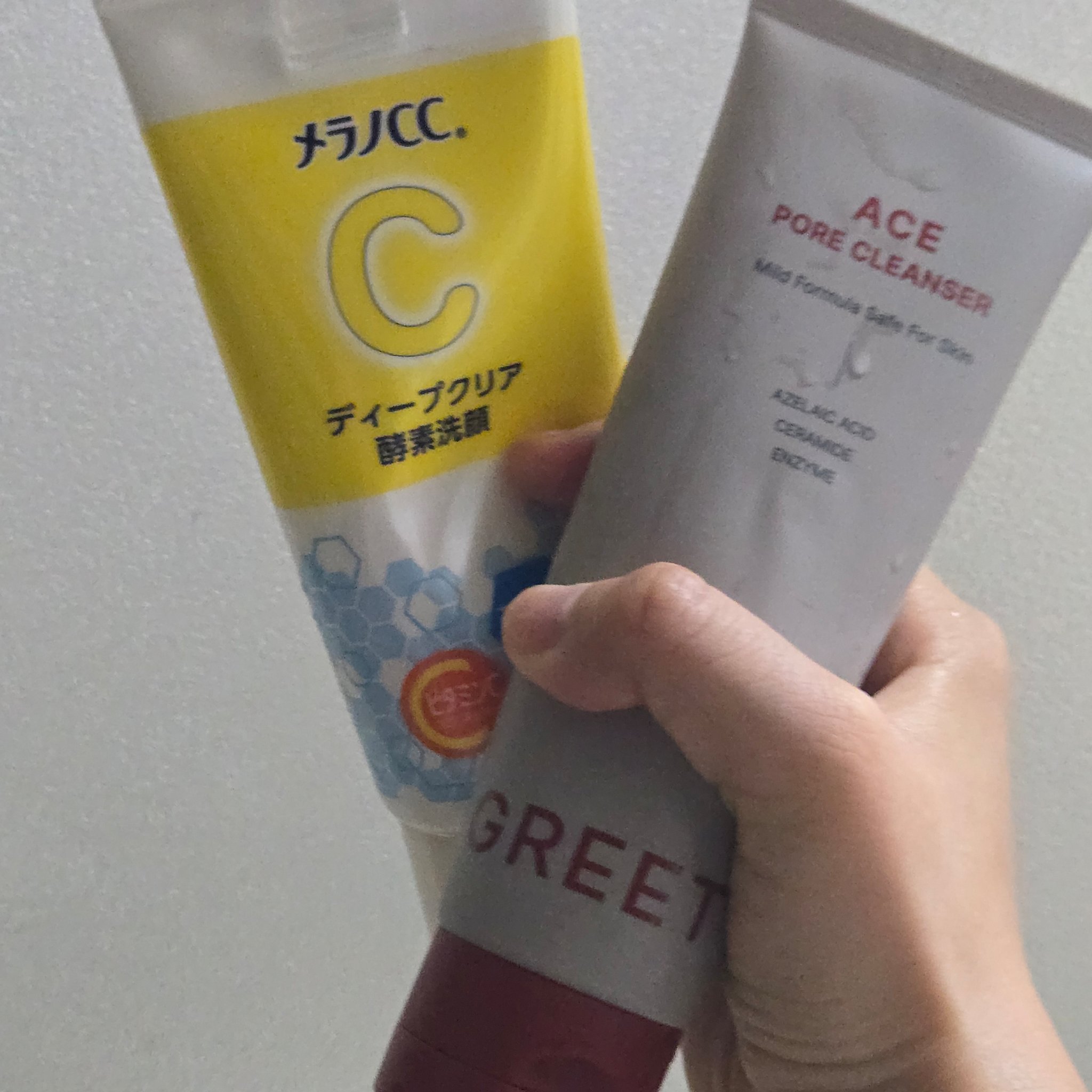 ACE pore cleanser /GREETY/洗顔フォームを使ったクチコミ（1枚目）
