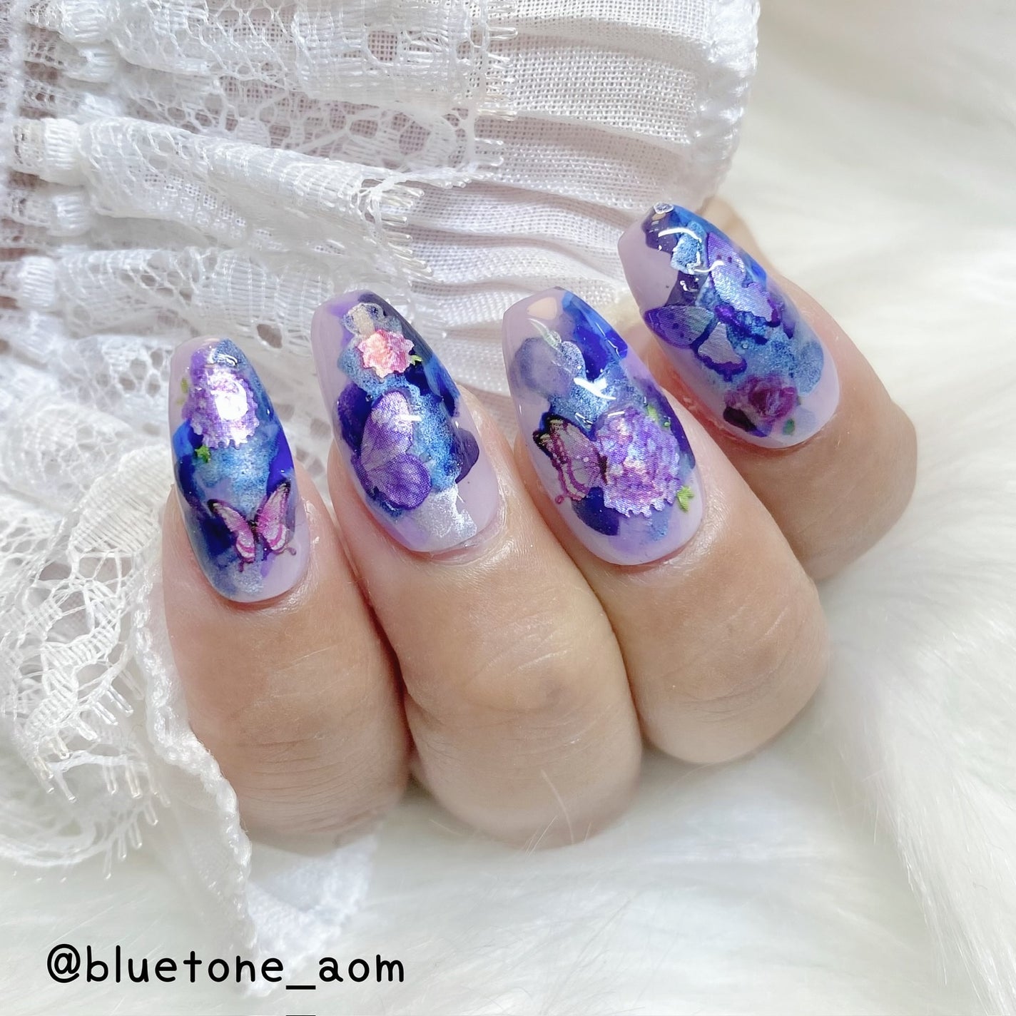 ネイルシール/SHEIN/ネイルシールを使ったクチコミ(4枚目)