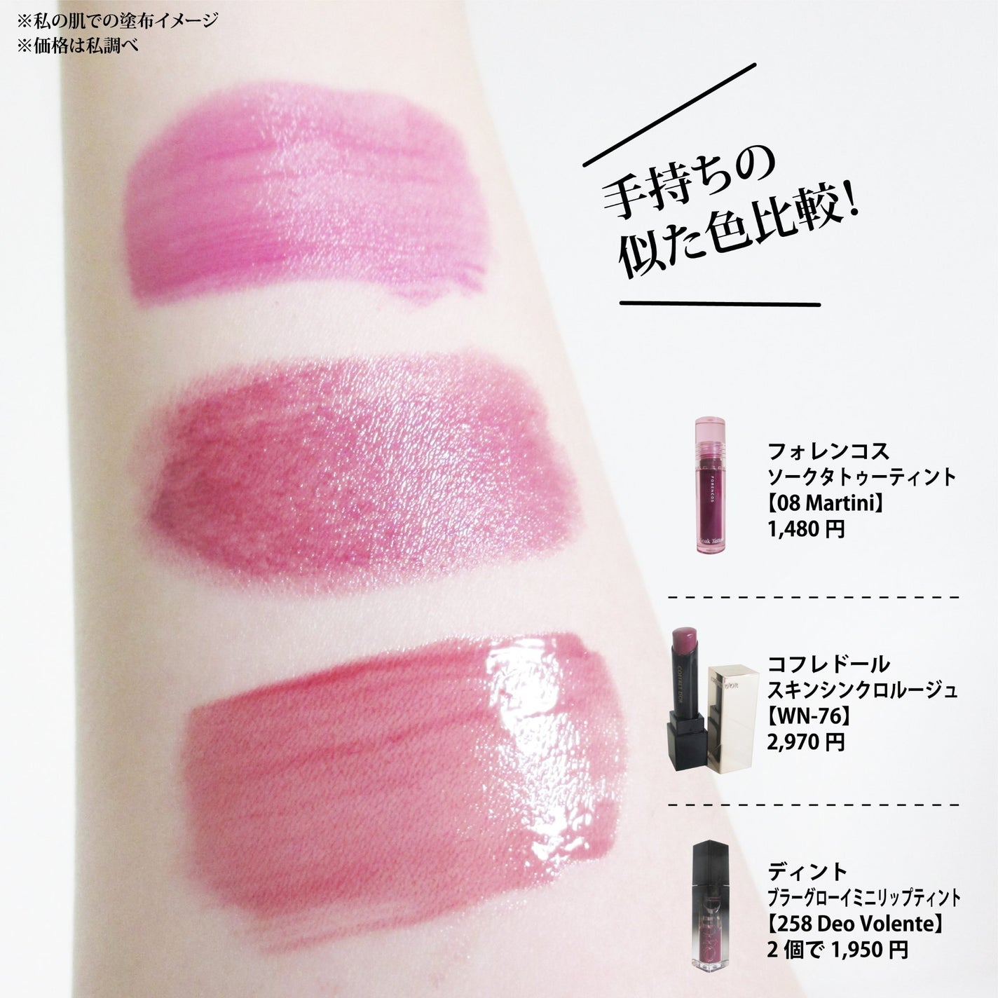 スキンシンクロルージュ/コフレドール/口紅を使ったクチコミ(6枚目)