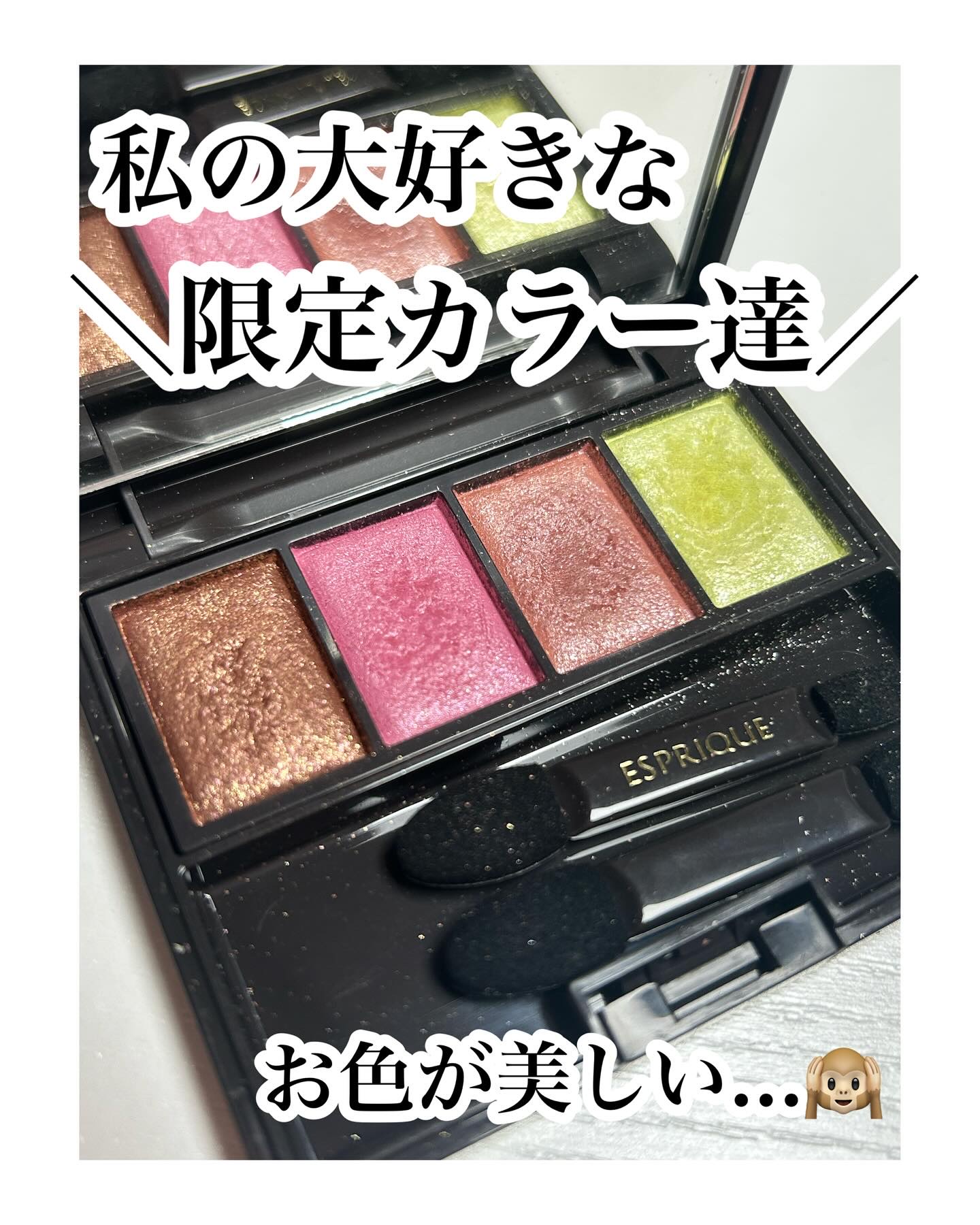 メロウ フィーリング アイズ マスカレード ナイト/ESPRIQUE/アイシャドウパレットを使ったクチコミ（1枚目）