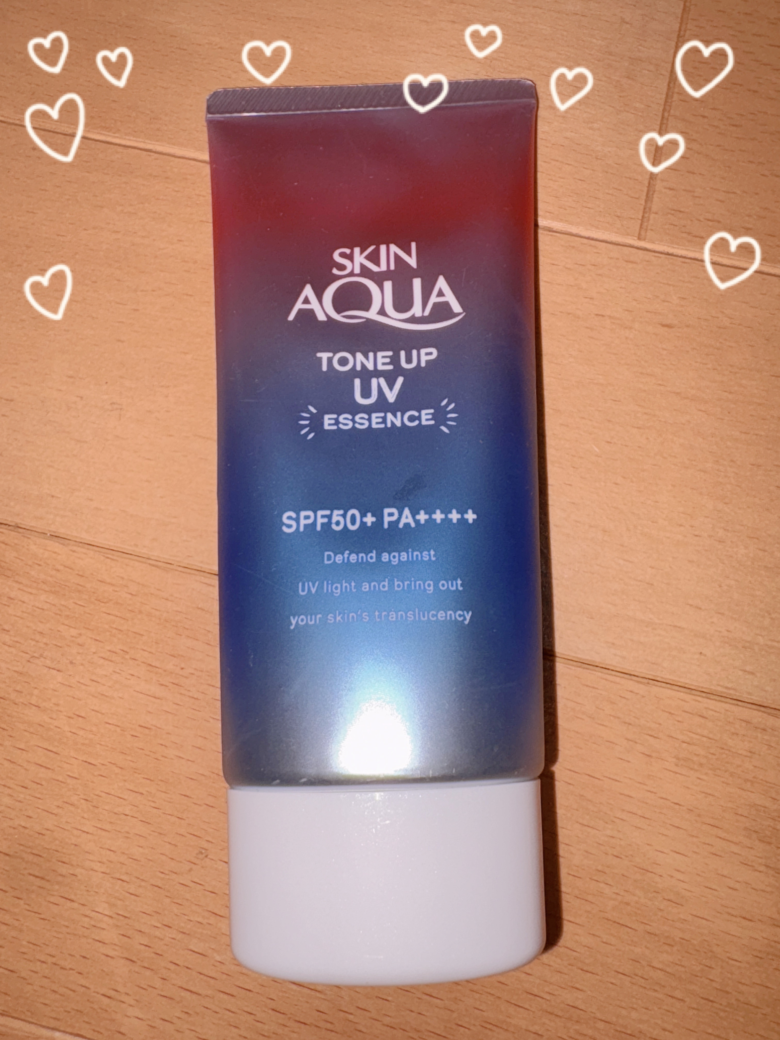 スキンアクア トーンアップUVエッセンス/スキンアクア/日焼け止めクリームを使ったクチコミ（1枚目）