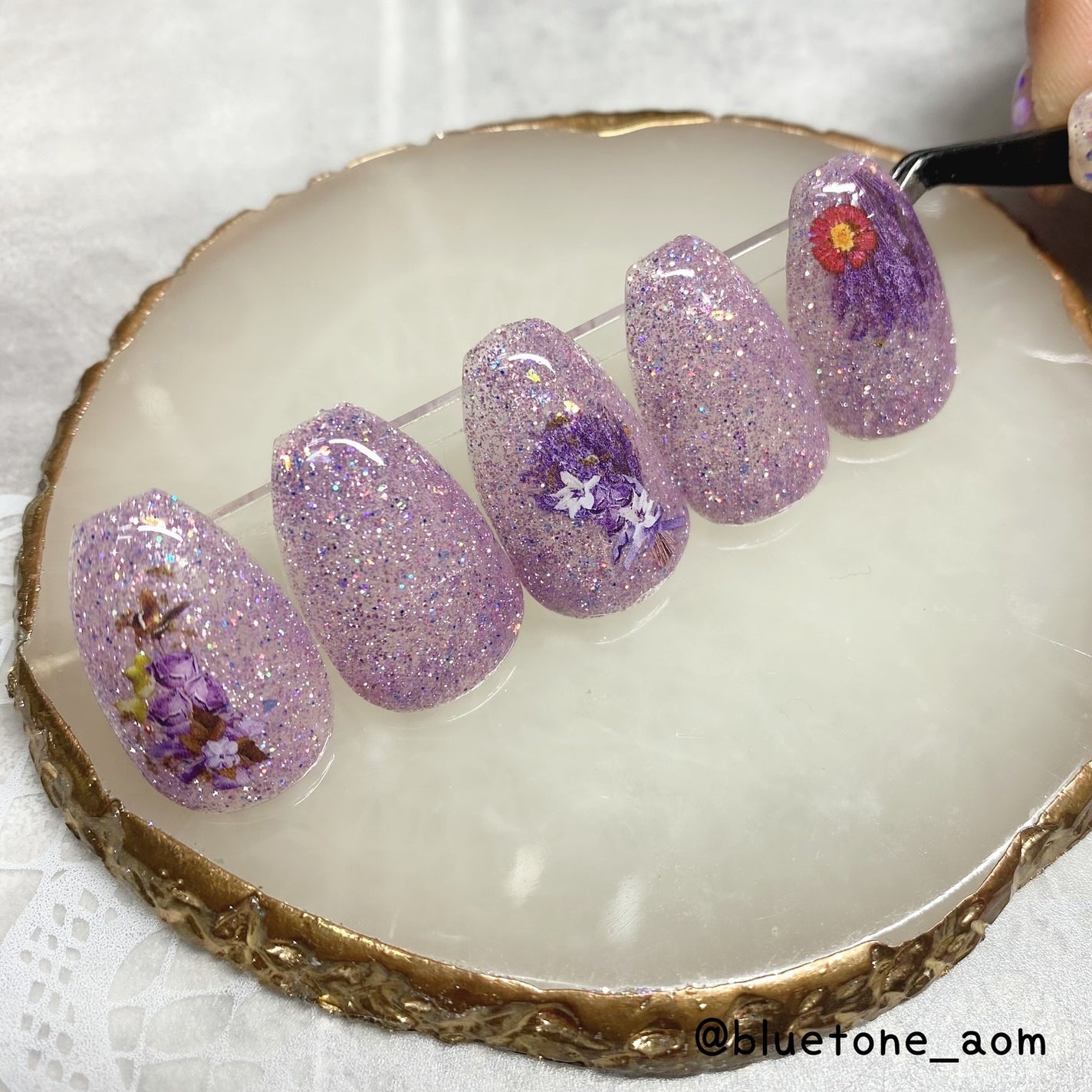 ネイルシール/SHEIN/ネイルシールを使ったクチコミ(1枚目)