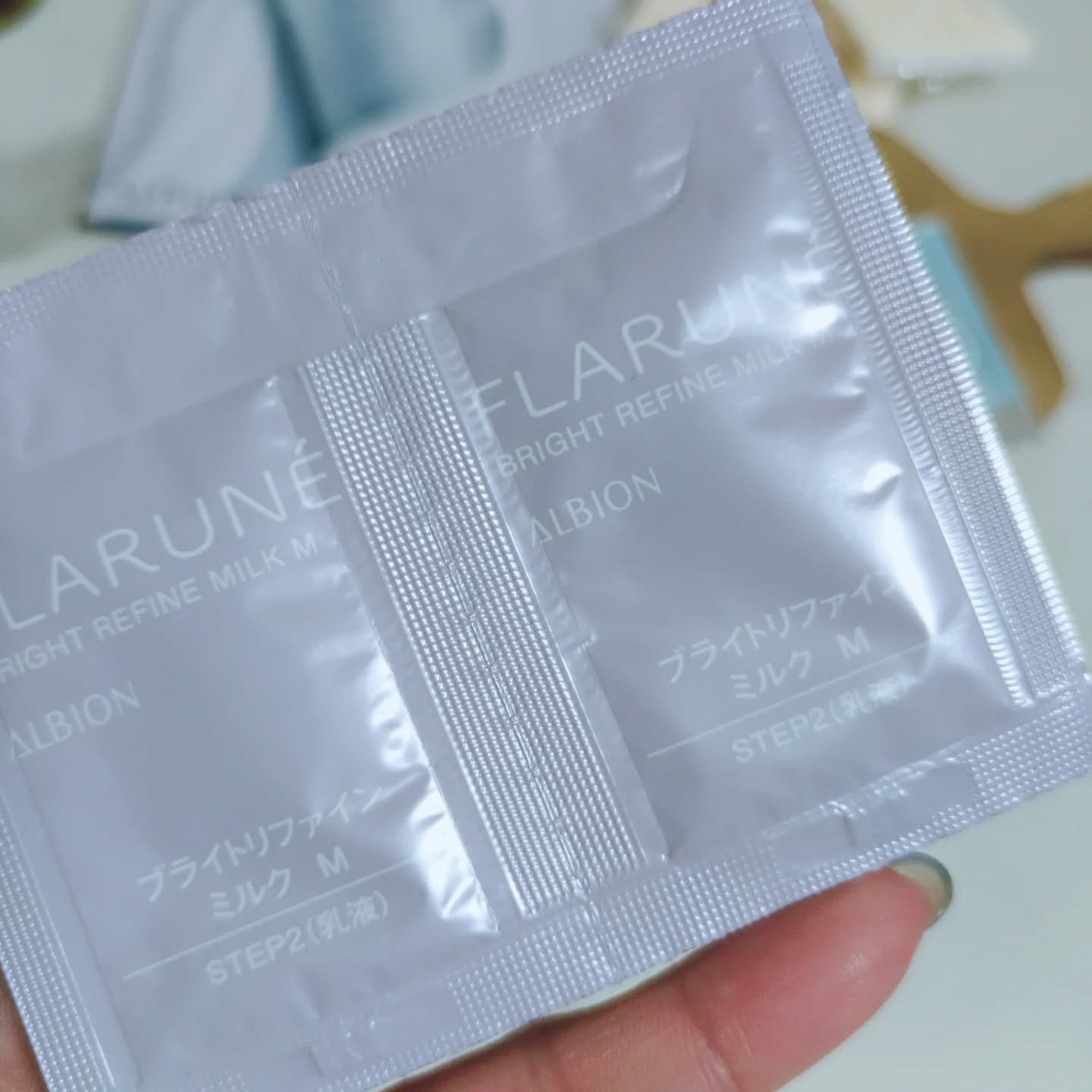 フラルネ ブライトリファイン ミルク EM/ALBION/乳液を使ったクチコミ(3枚目)